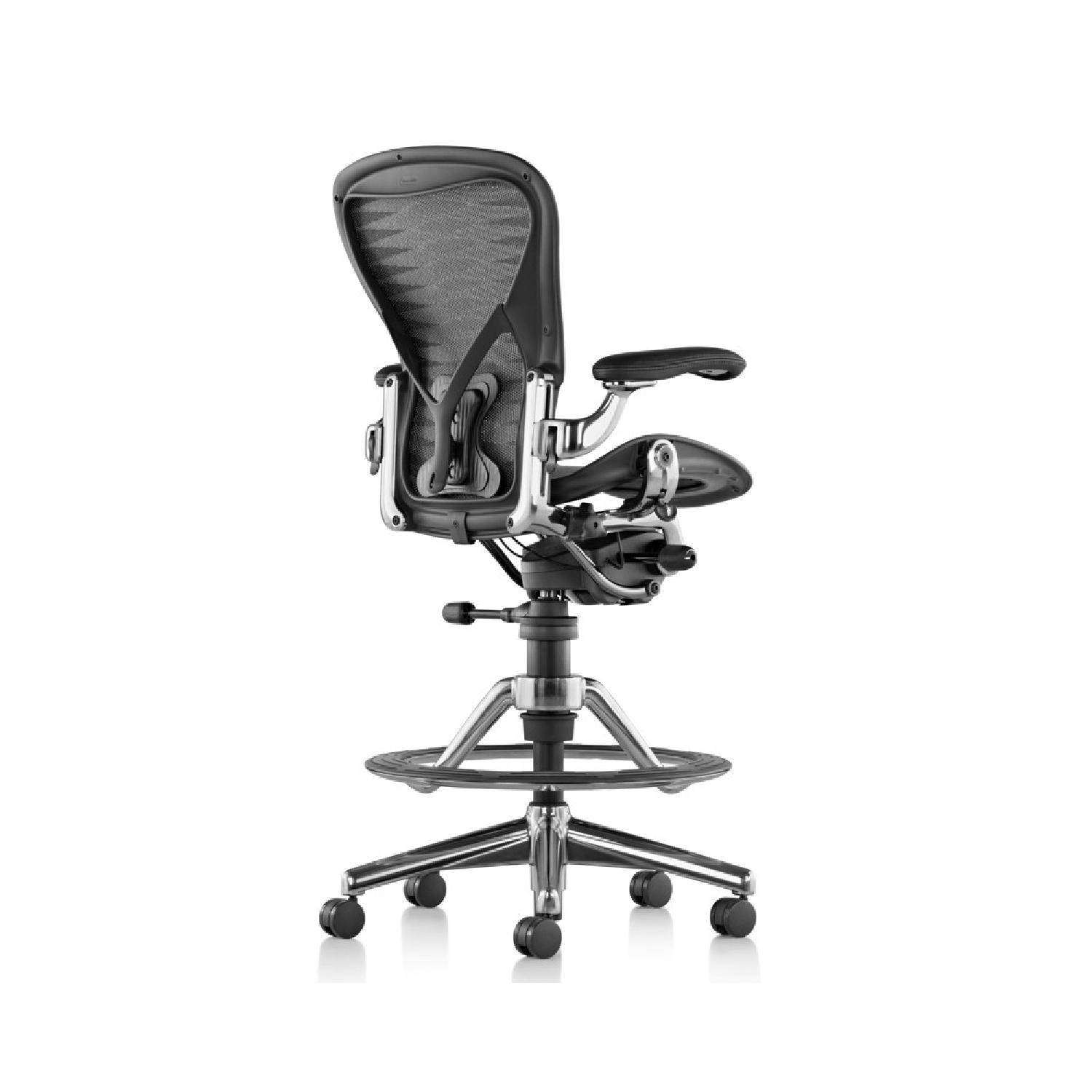 Herman Miller Aeron Work Stool Chair - image-1