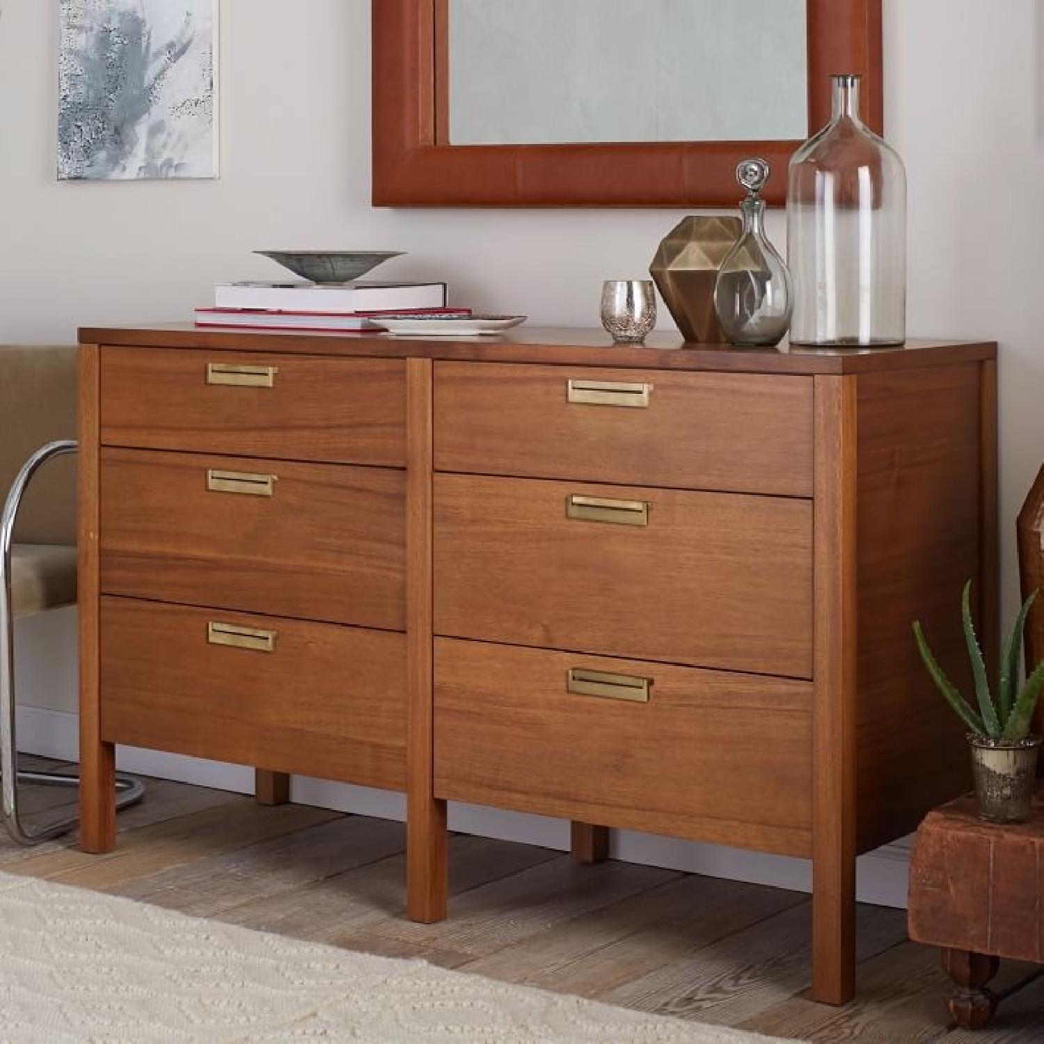 West Elm Jones 6-Drawer Dresser in Acorn - image-3