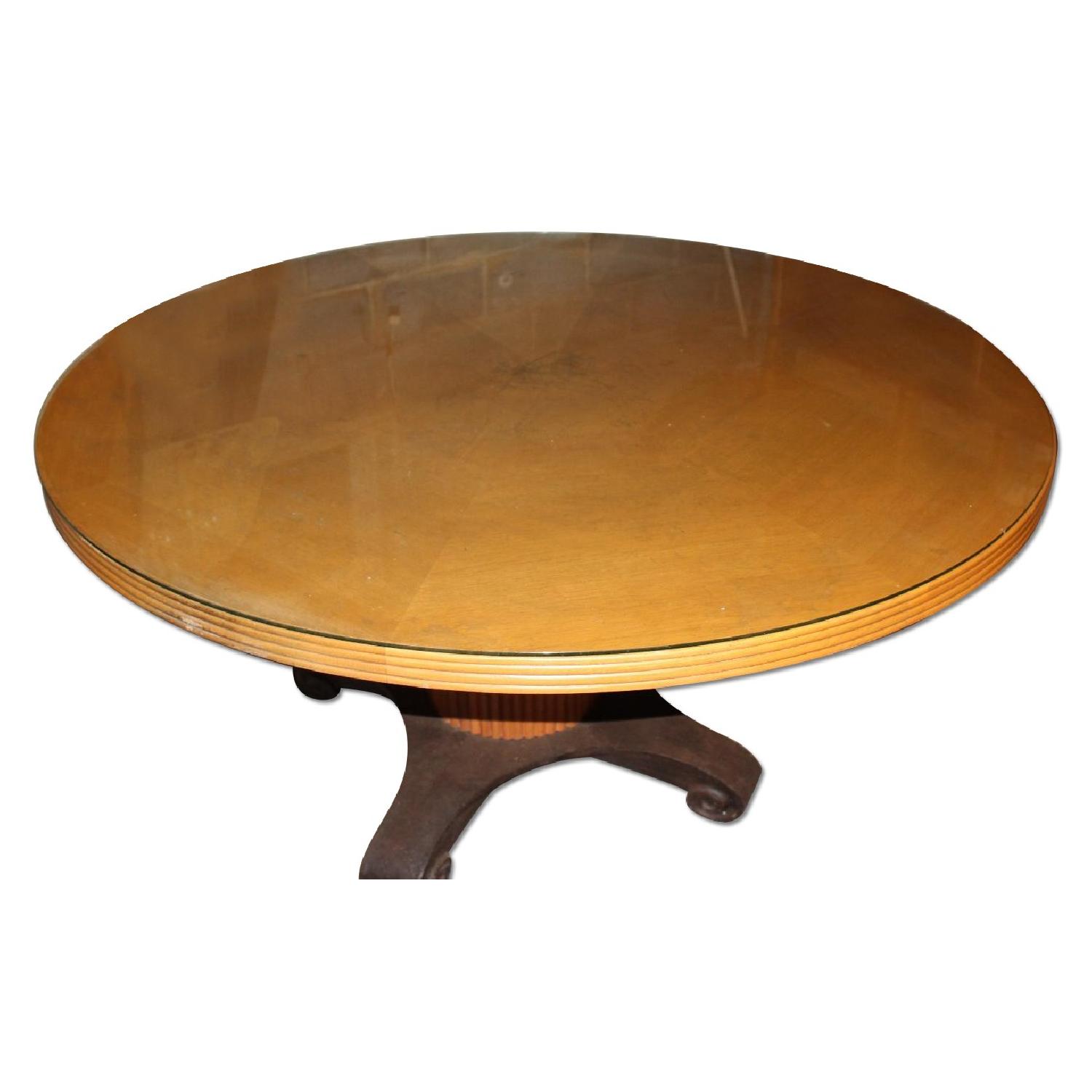 Art Deco Round Dining Table AptDeco