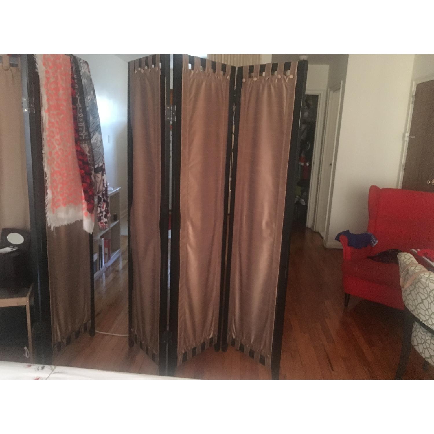 Pier 1 Tabique Gold Room Divider - image-2