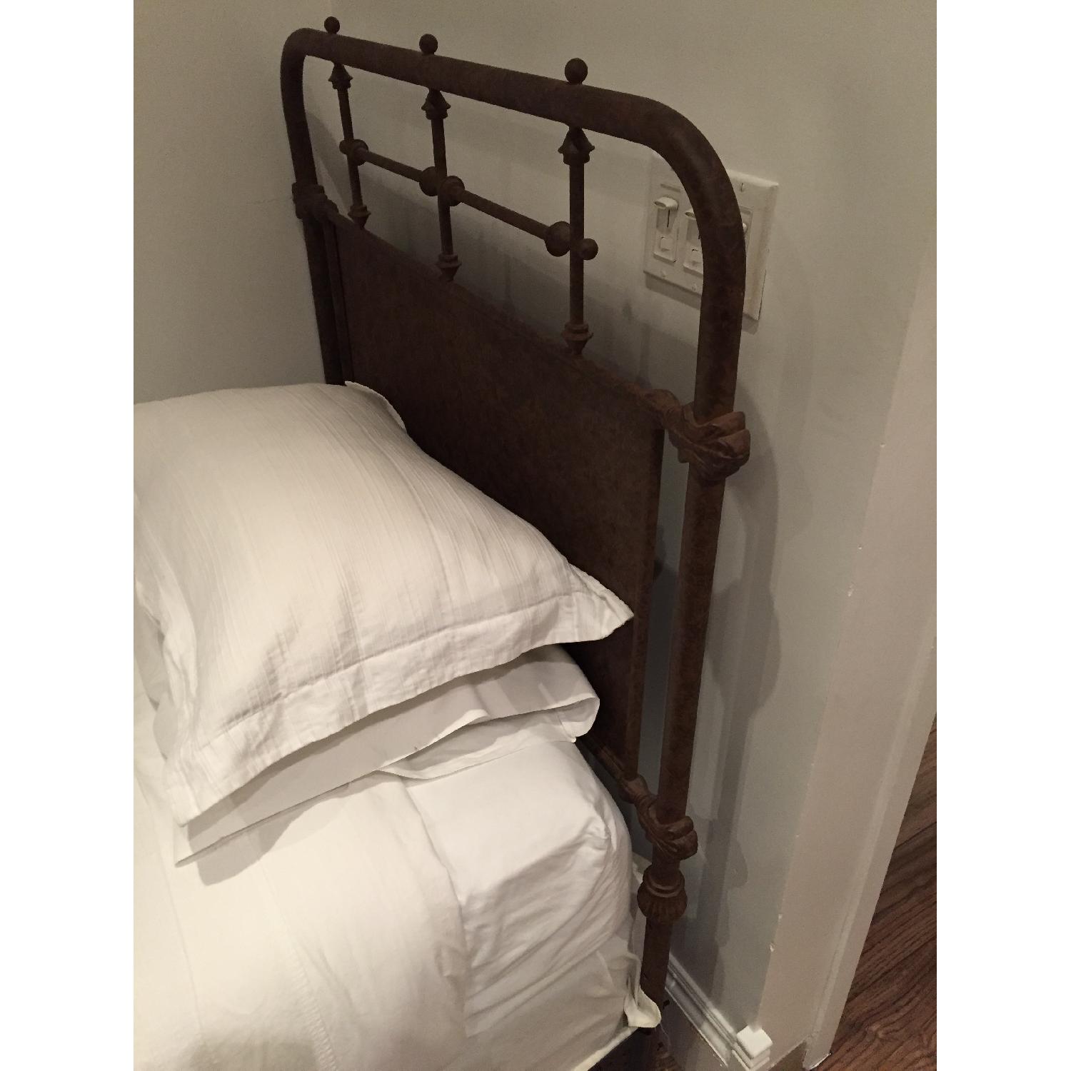 Restoration Hardware French Academie Iron Twin Bed AptDeco