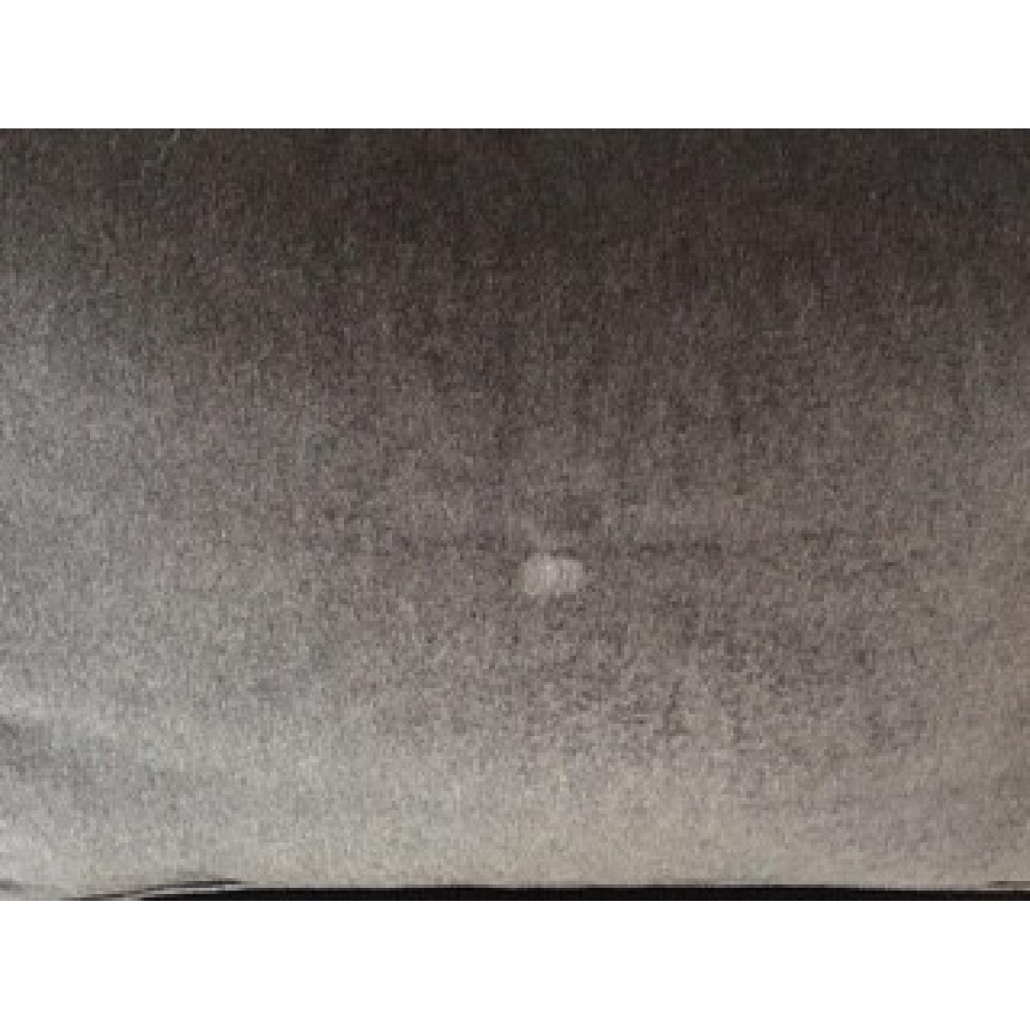 Custom Suede Black Sofa - image-2
