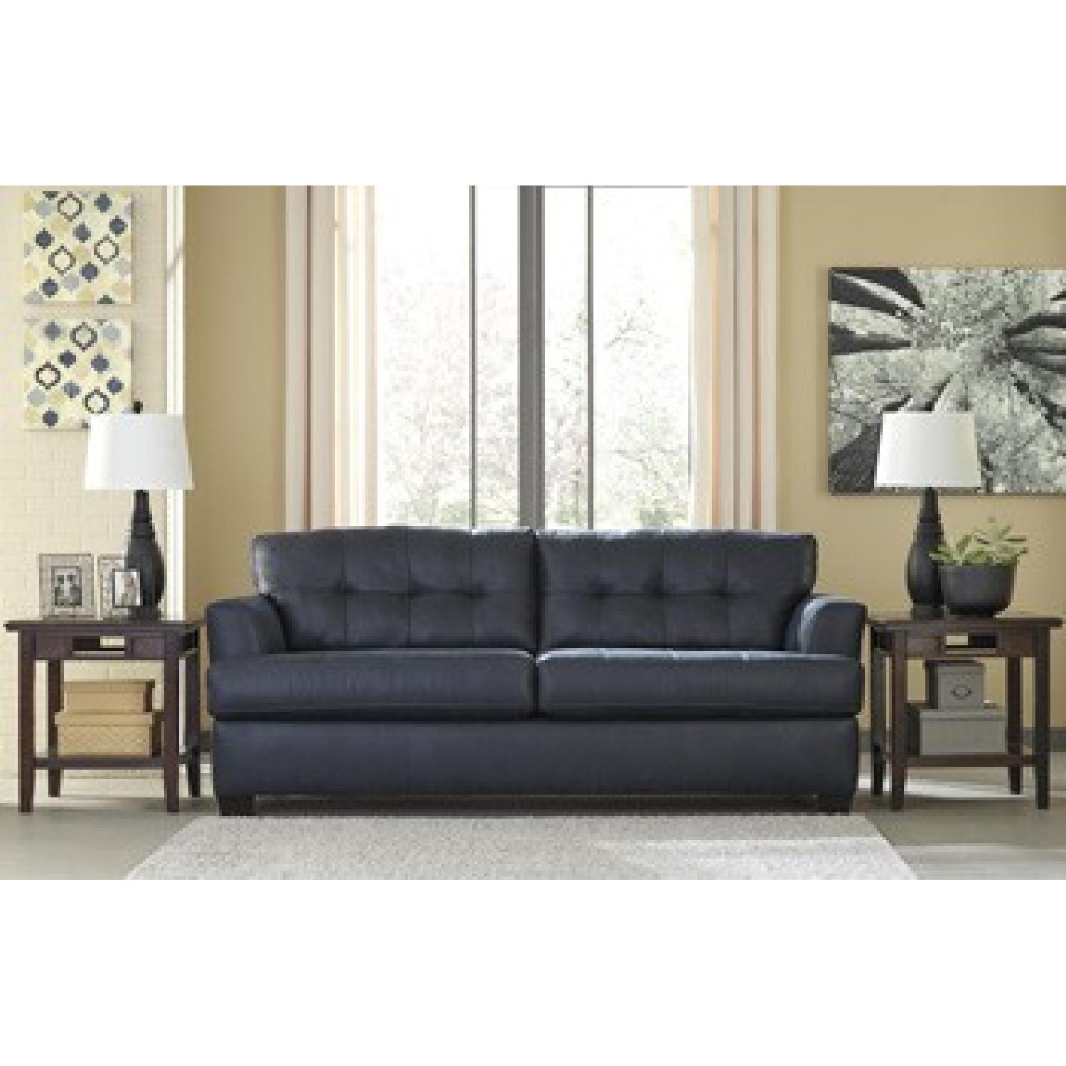 Ashley's Inmon Blue Sofa - image-1