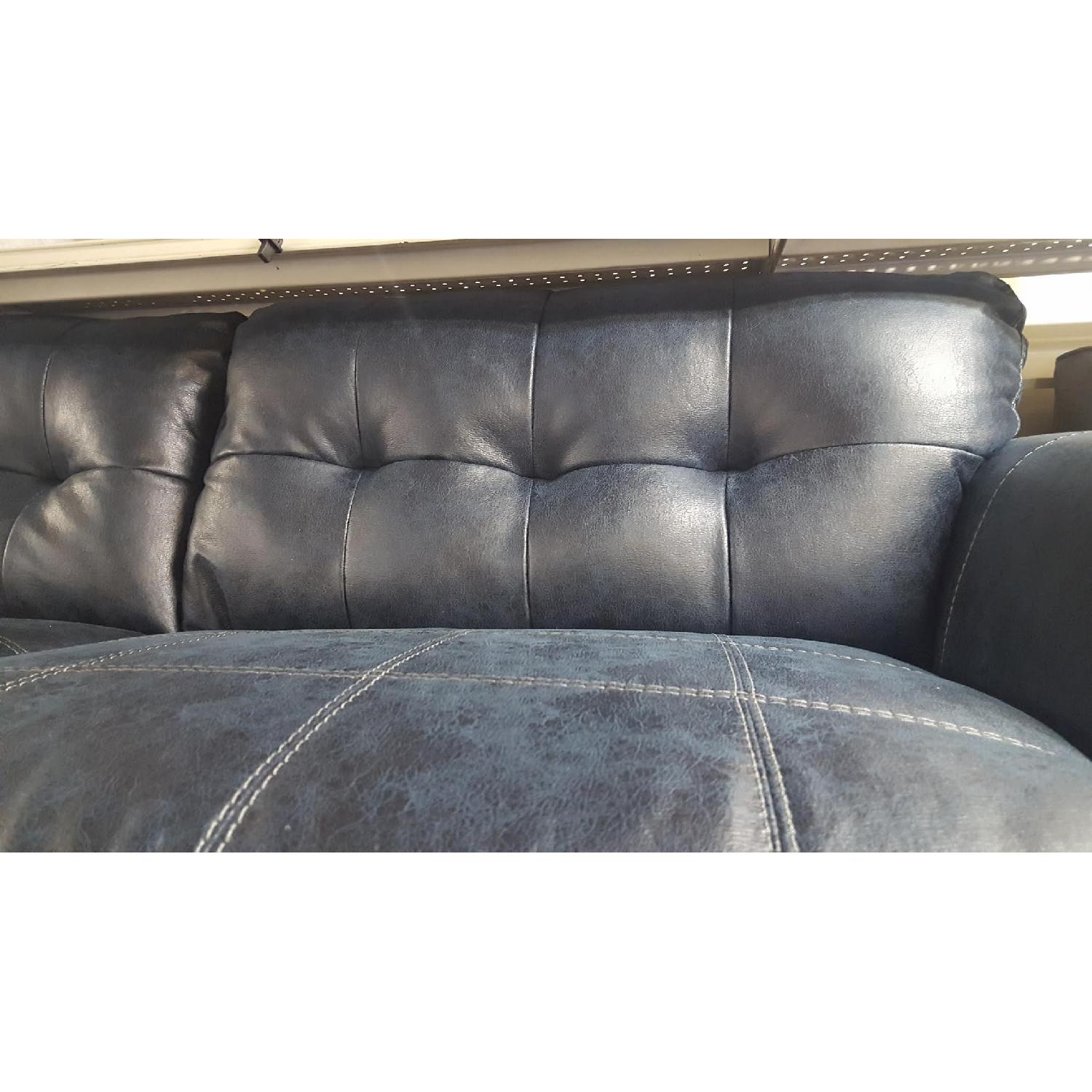 Ashley's Inmon Blue Sofa - image-4