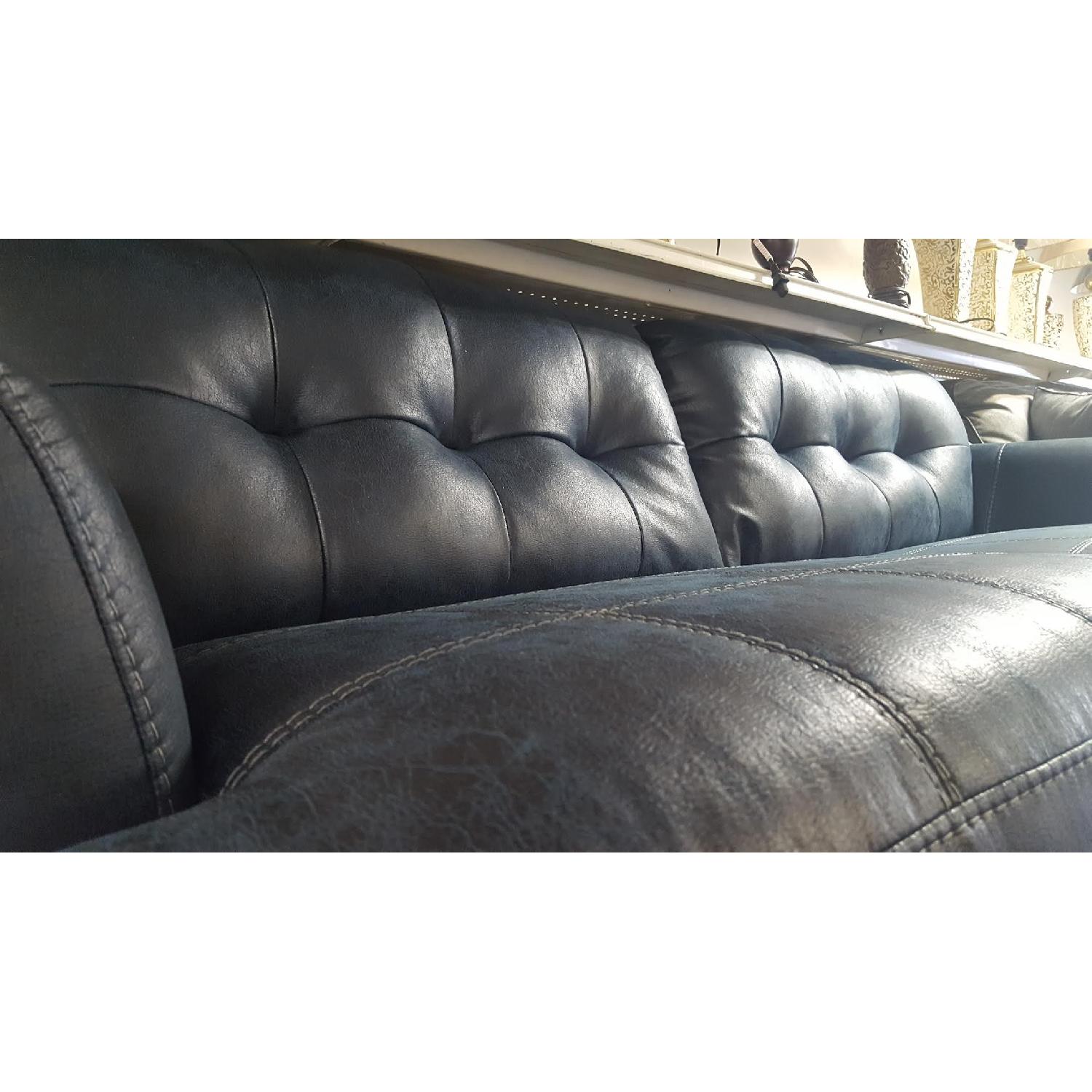 Ashley's Inmon Blue Sofa - image-7