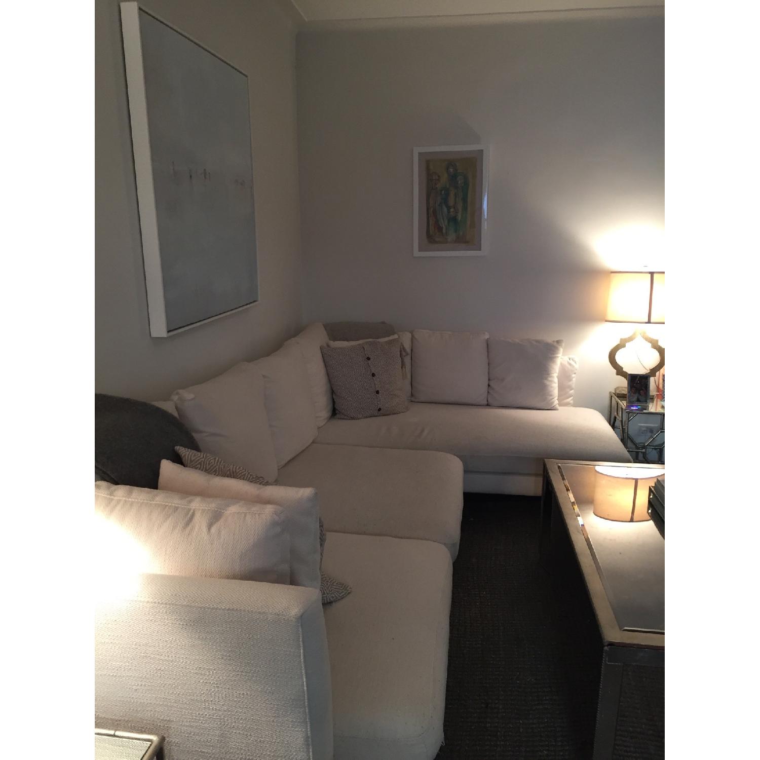 White L Shaped Sectional Couch - image-2