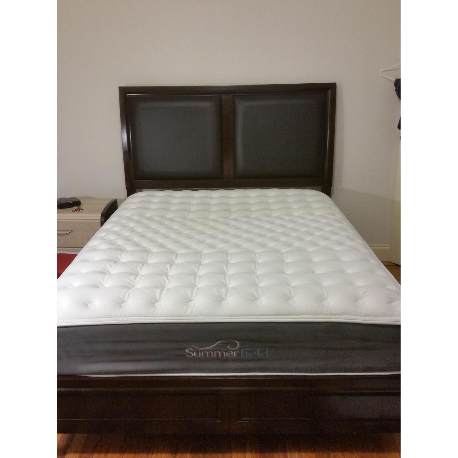 Raymour & Flanigan Claret Queen Size Bed Frame AptDeco