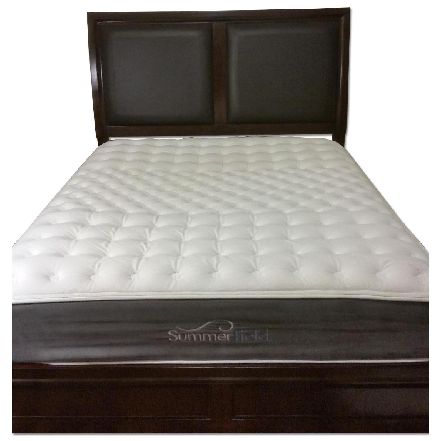 Raymour & Flanigan Claret Queen Size Bed Frame AptDeco