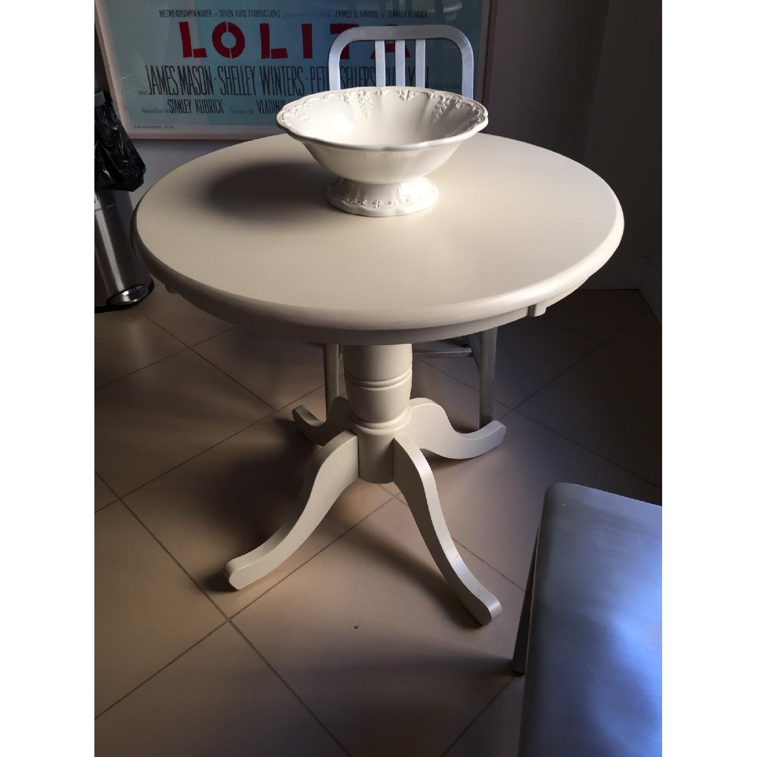 White Coffee/Kitchen Table - image-1
