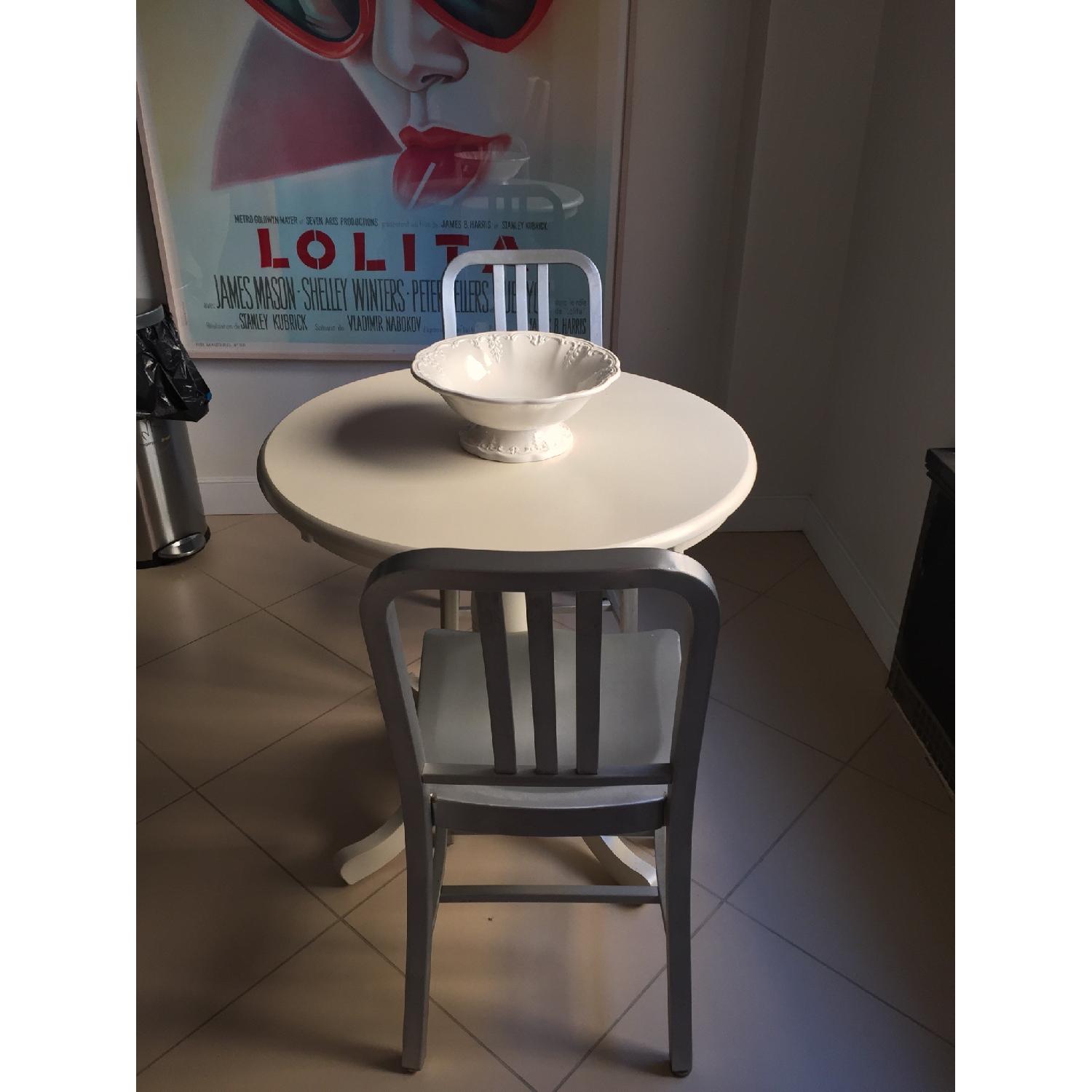 White Coffee/Kitchen Table - image-2