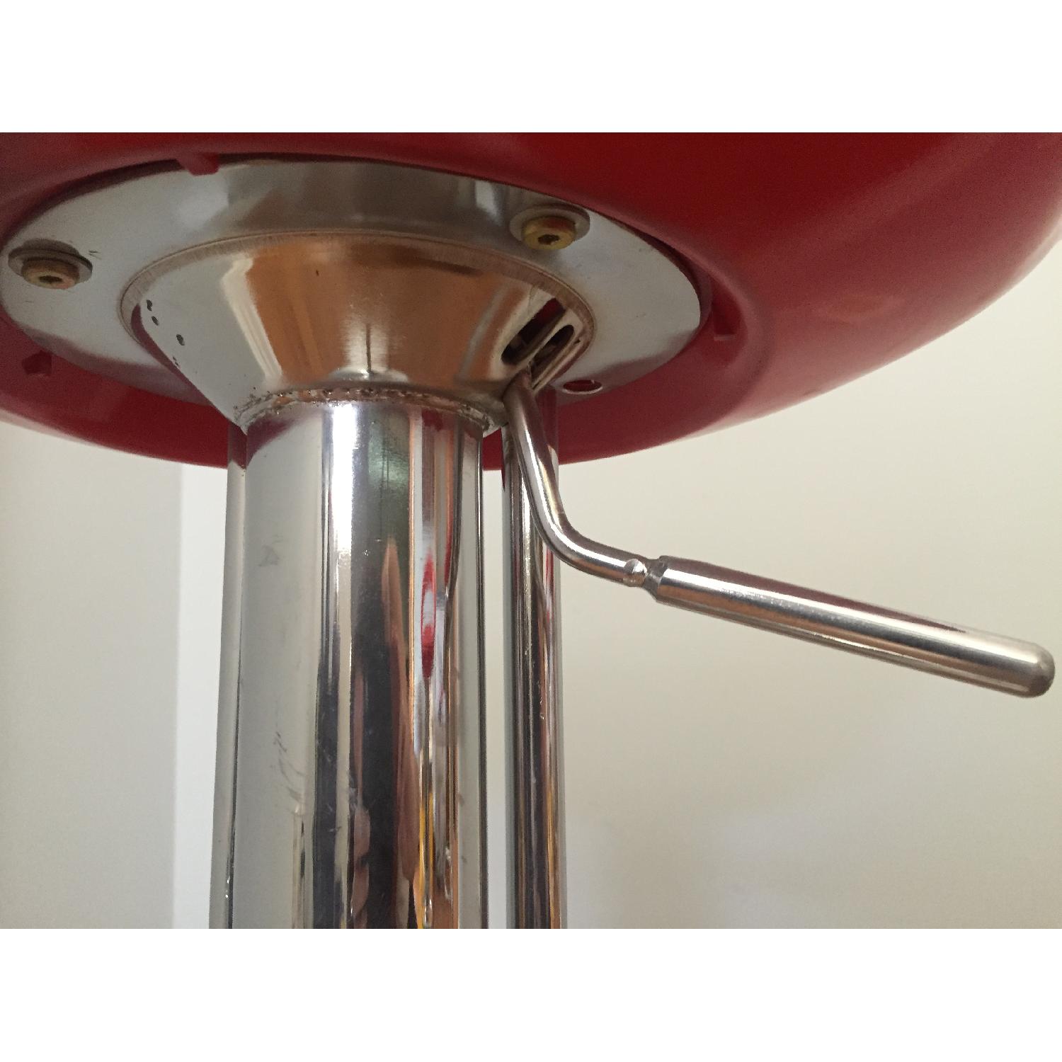 Adjustable Bar Stools in Red - image-6
