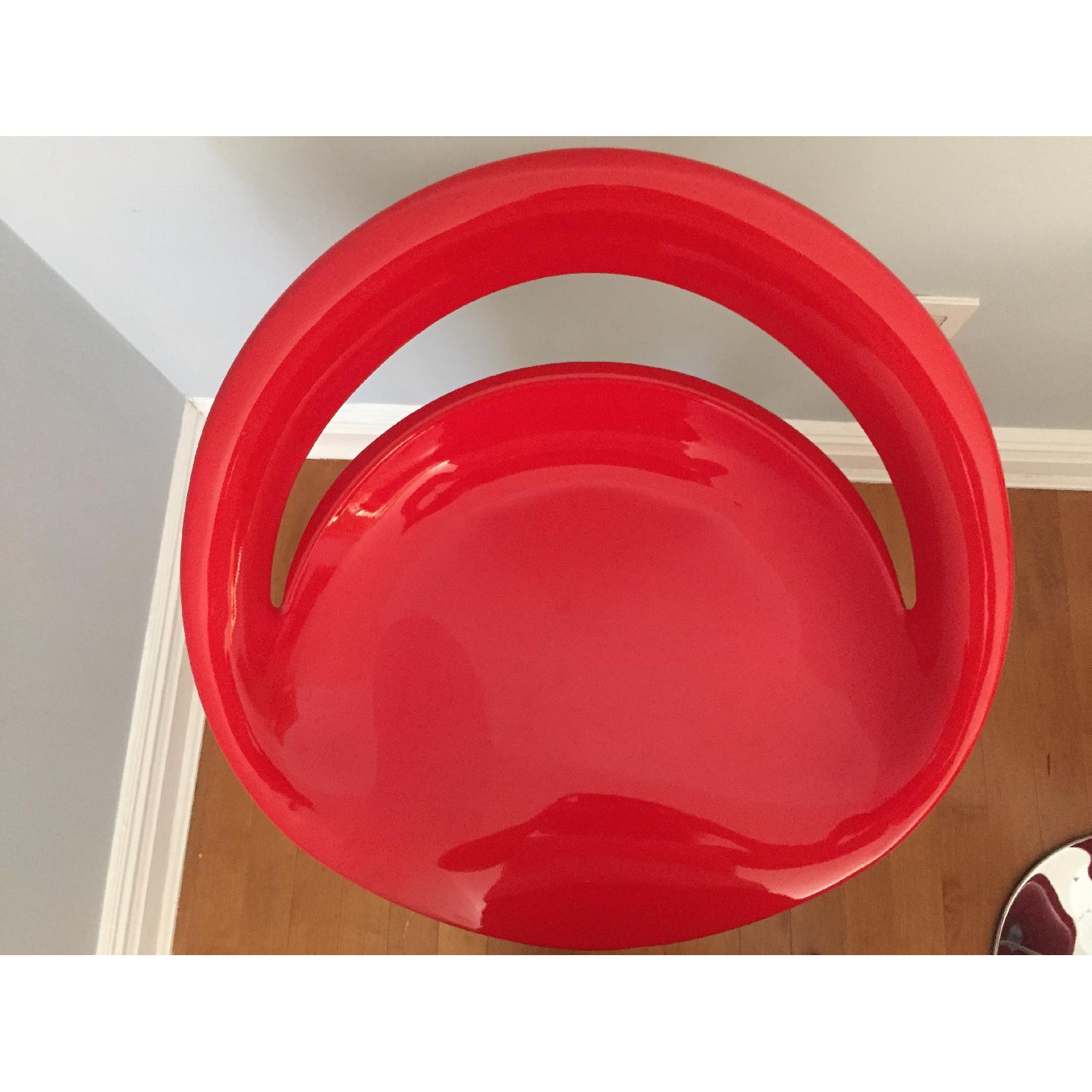 Adjustable Bar Stools in Red - image-8