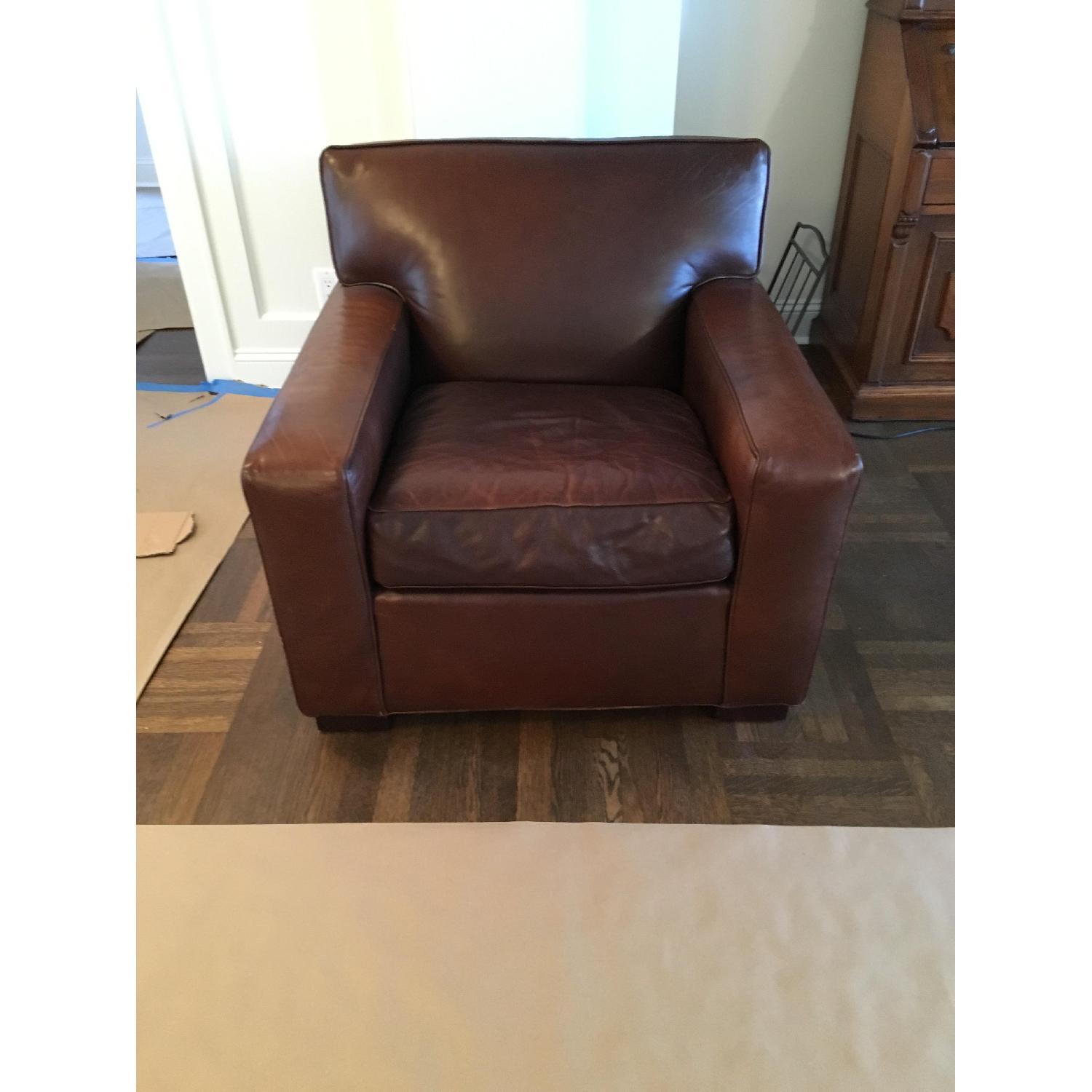 Mitchell Gold + Bob Williams Leather Club Chair - image-2