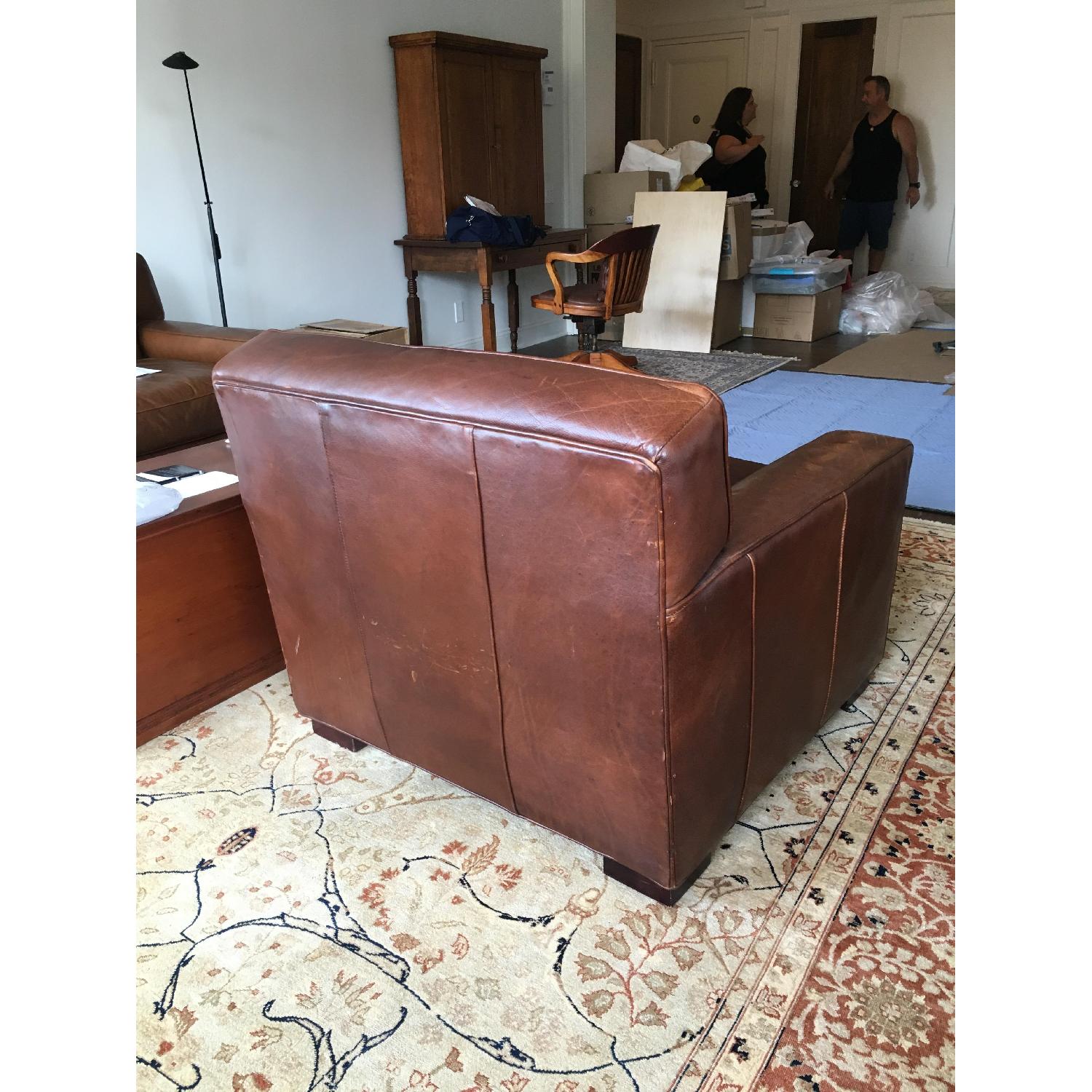 Mitchell Gold + Bob Williams Leather Club Chair - image-3