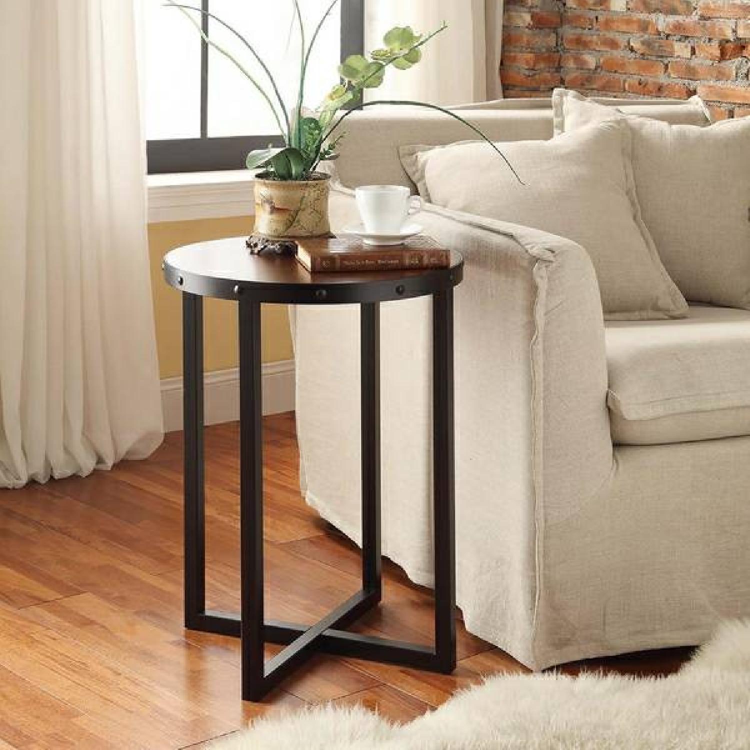 Reclaimed Wood Coffee Table + Side Table - image-2