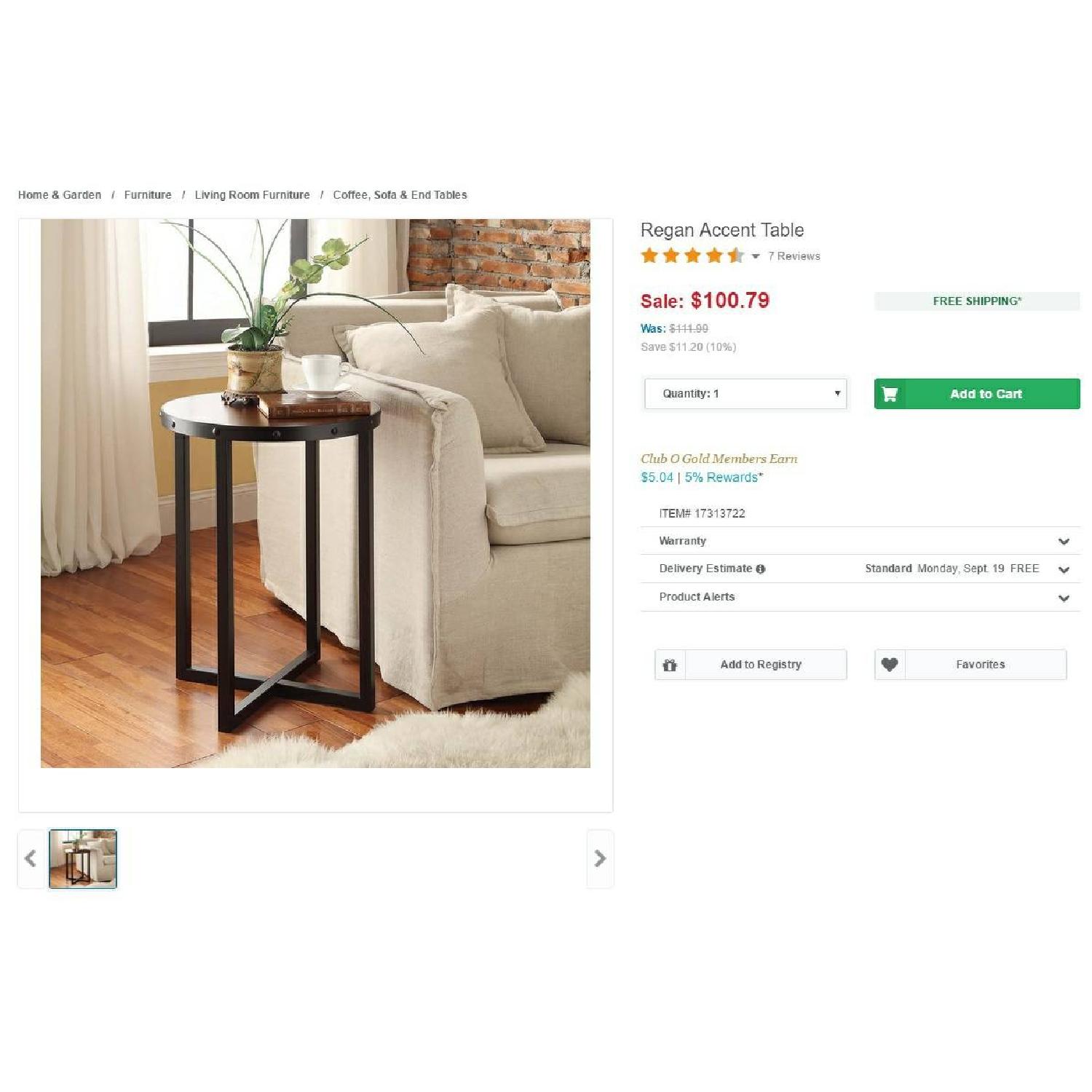 Reclaimed Wood Coffee Table + Side Table - image-4