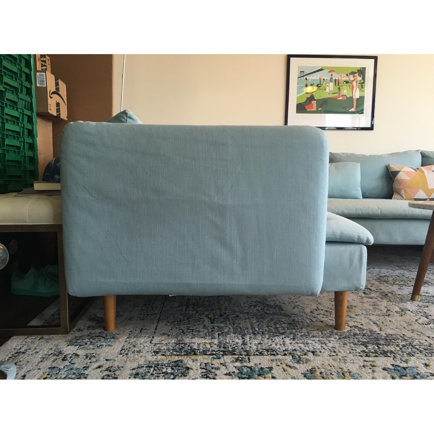 Ikea Soderhamn Sectional Sofa w/ Custom Pretty Pegs Legs - image-2