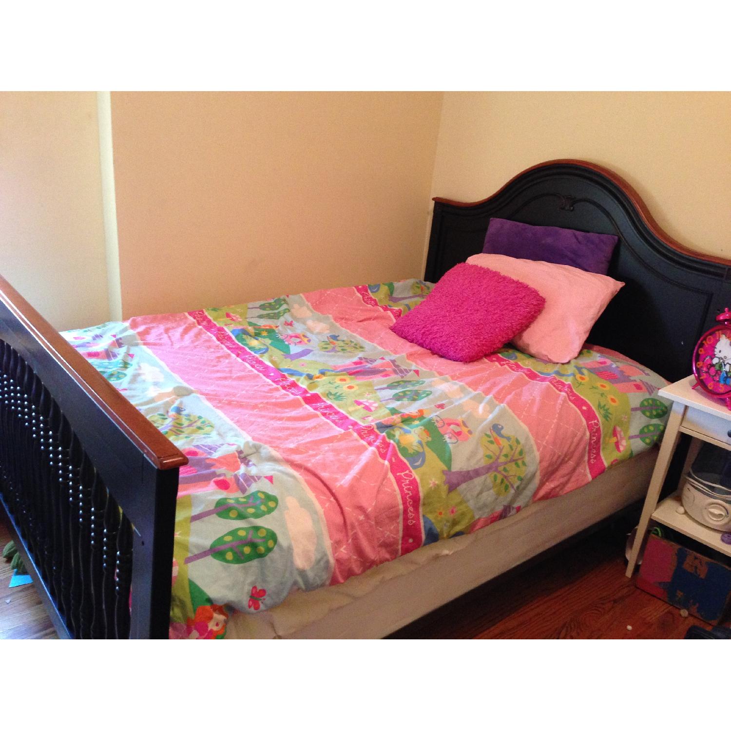 Stanley Furniture Full Size Bed Frame w/ Headboard & Footboard - image-2