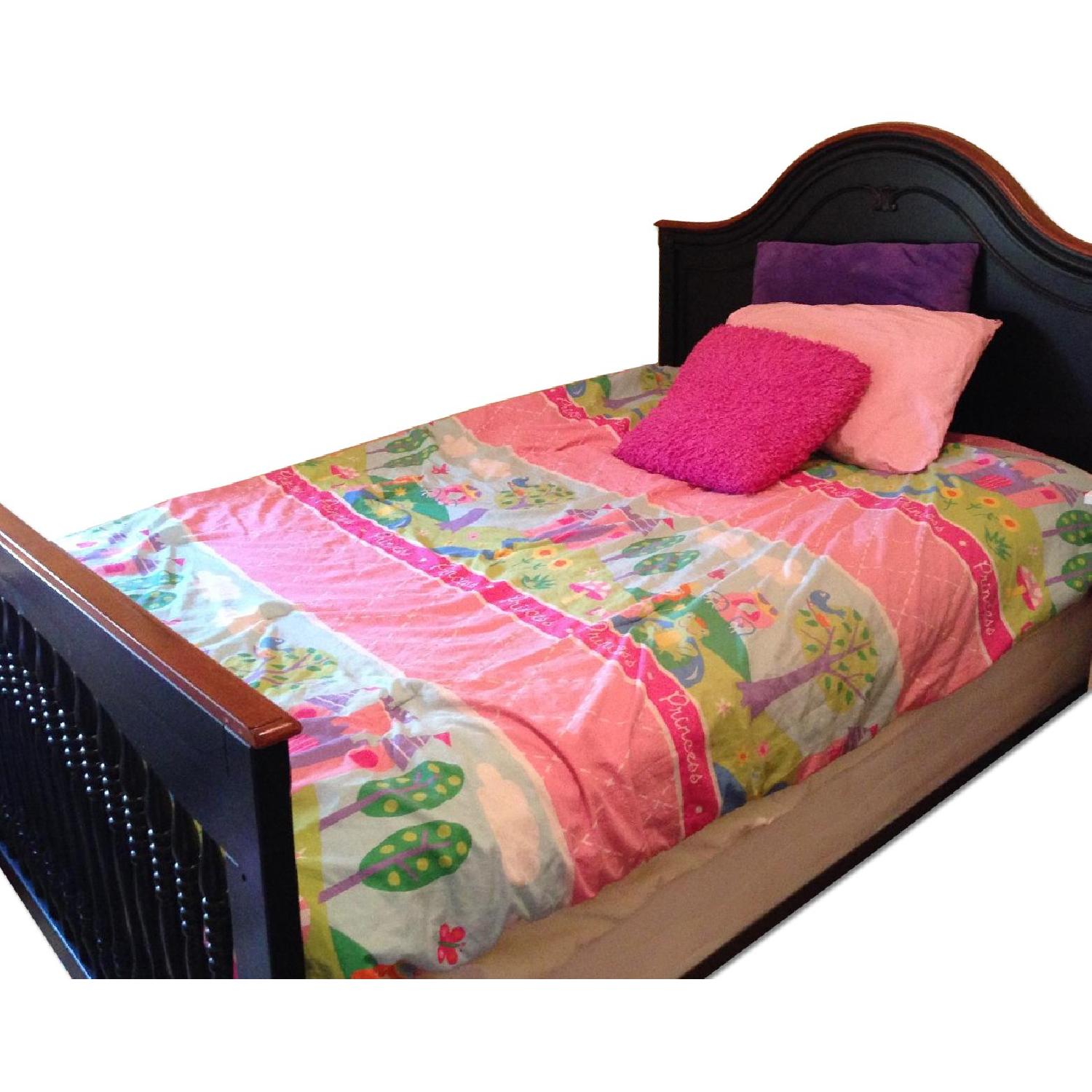 Stanley Furniture Full Size Bed Frame w/ Headboard & Footboard - image-0