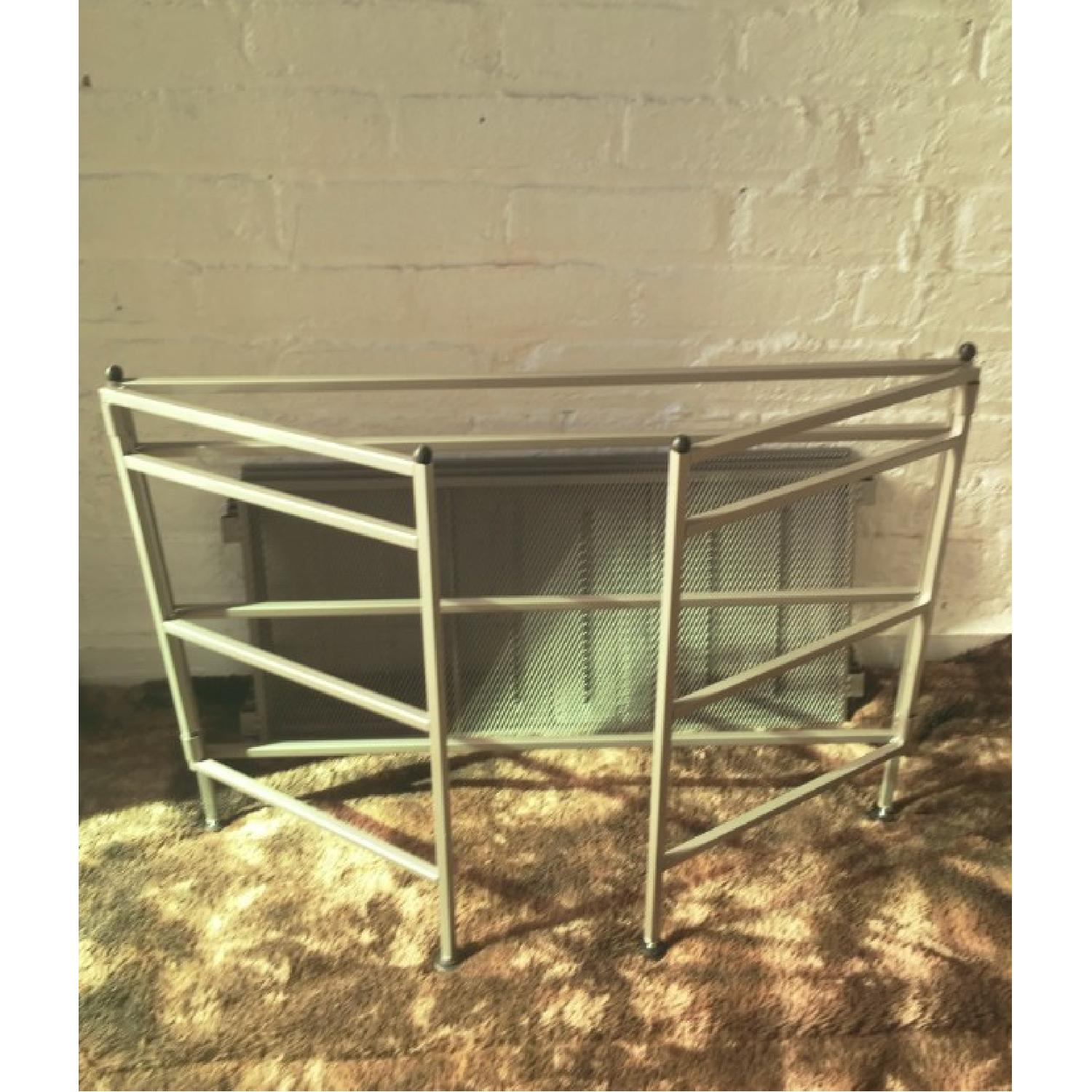 Container Store Iron Folding 3 Shelf + Media Unit - image-3