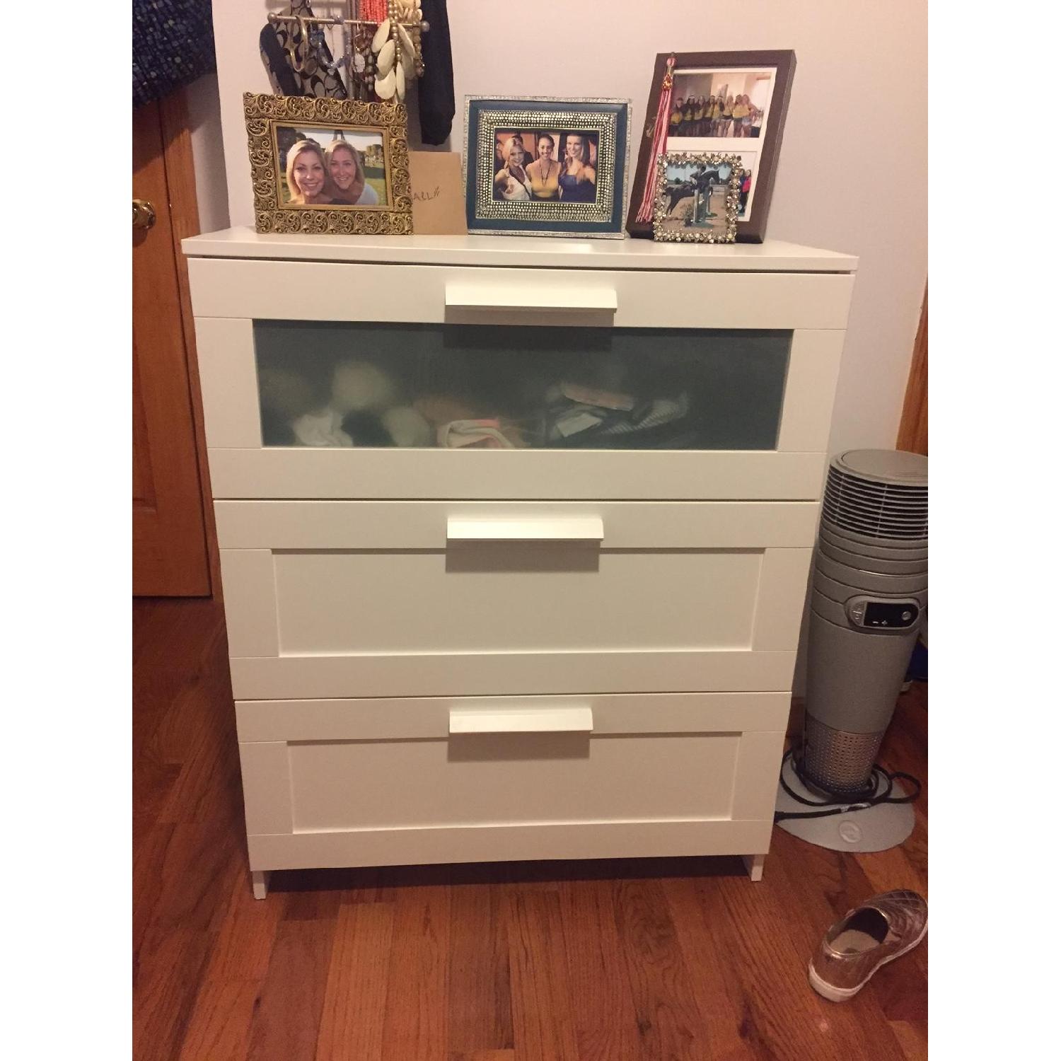 Ikea White Dresser - image-1