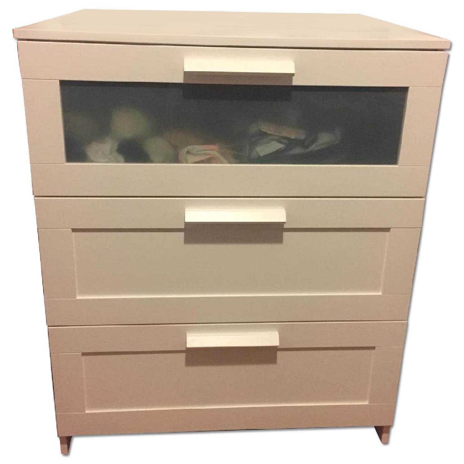 Ikea White Dresser - image-0