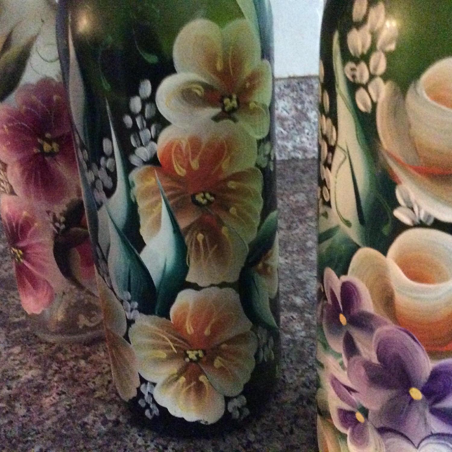 Hand Painted Wine Bottles - image-2