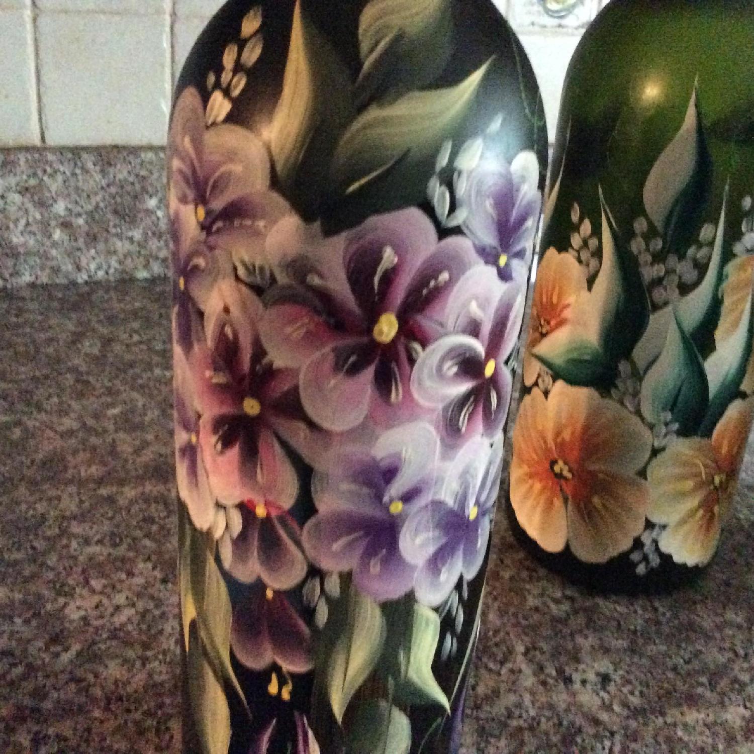 Hand Painted Wine Bottles - image-3