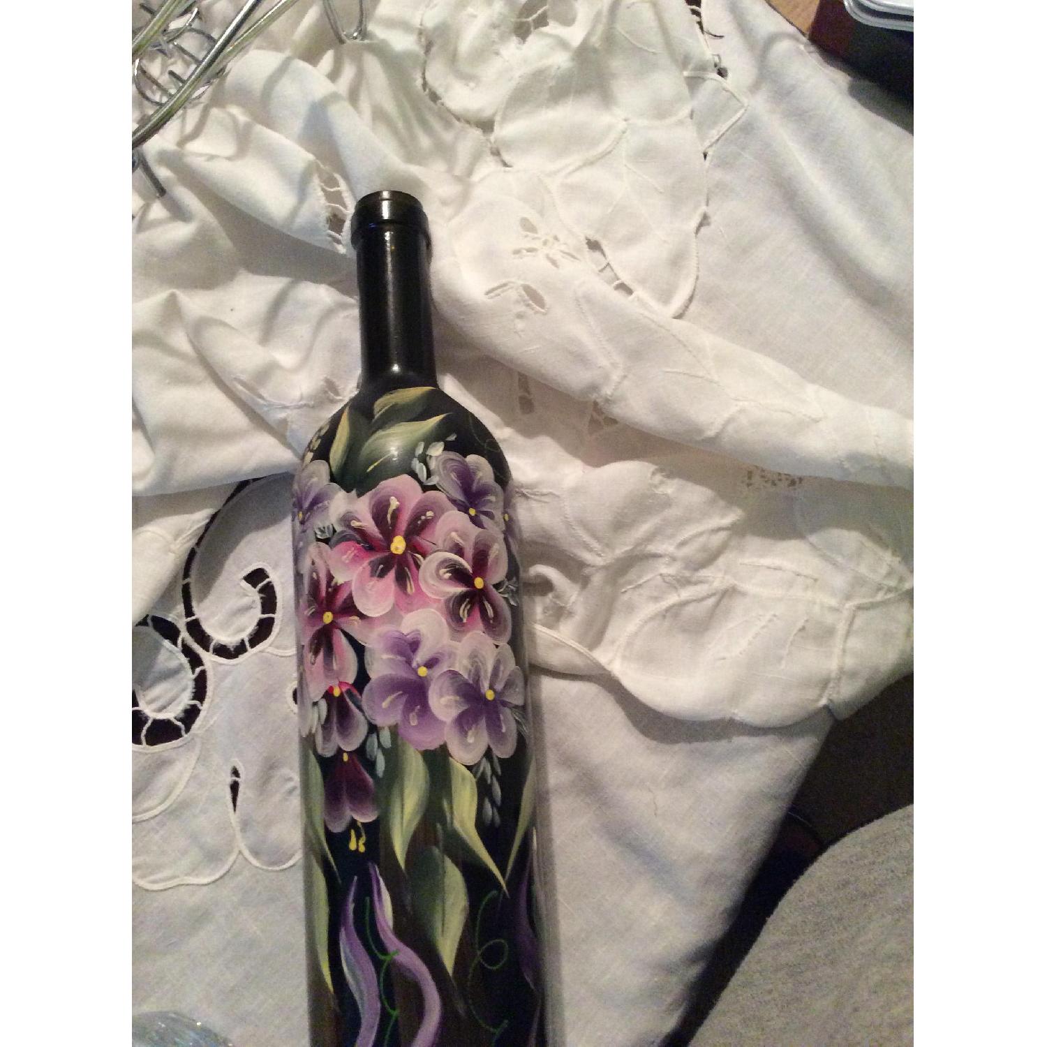 Hand Painted Wine Bottles - image-4