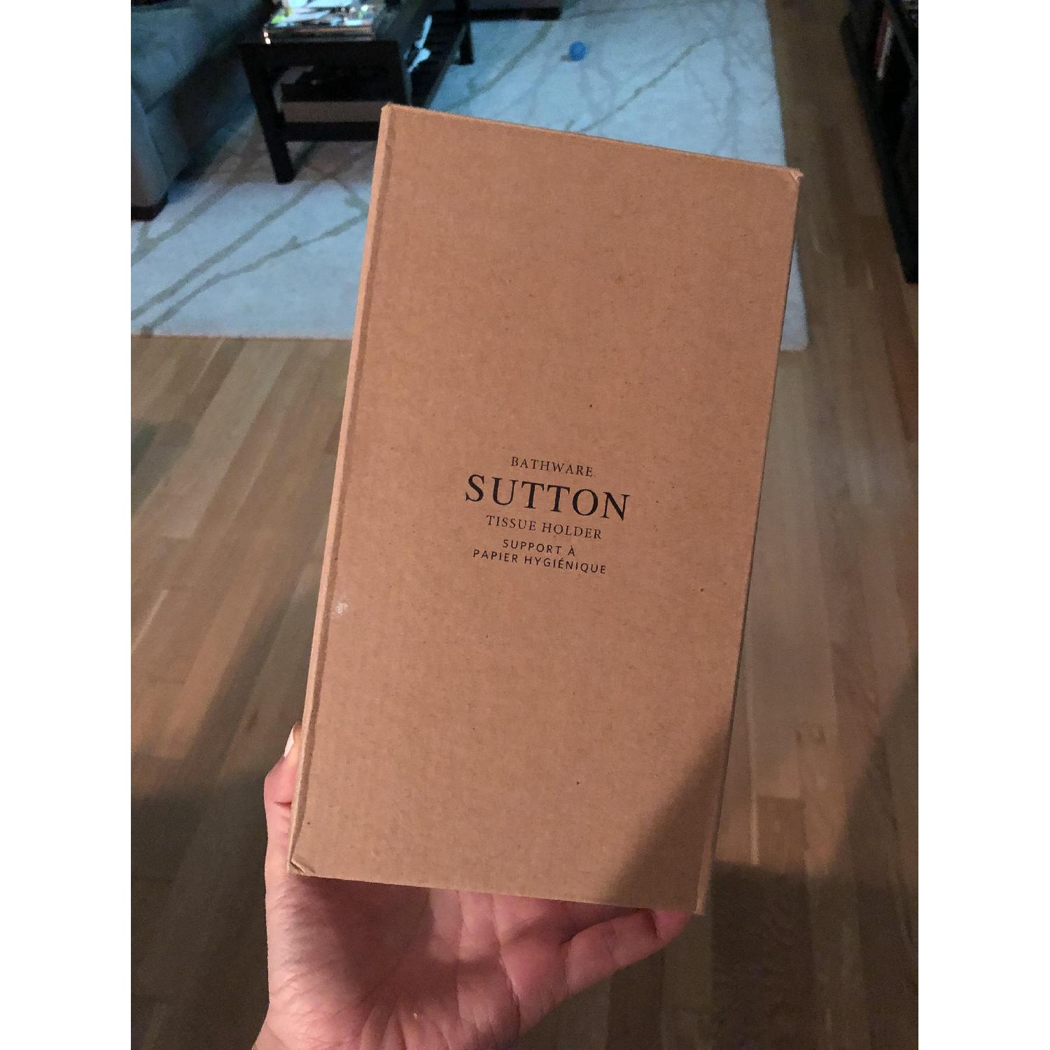 Restoration Hardware Sutton TP Holder in Polished Nickel - image-2