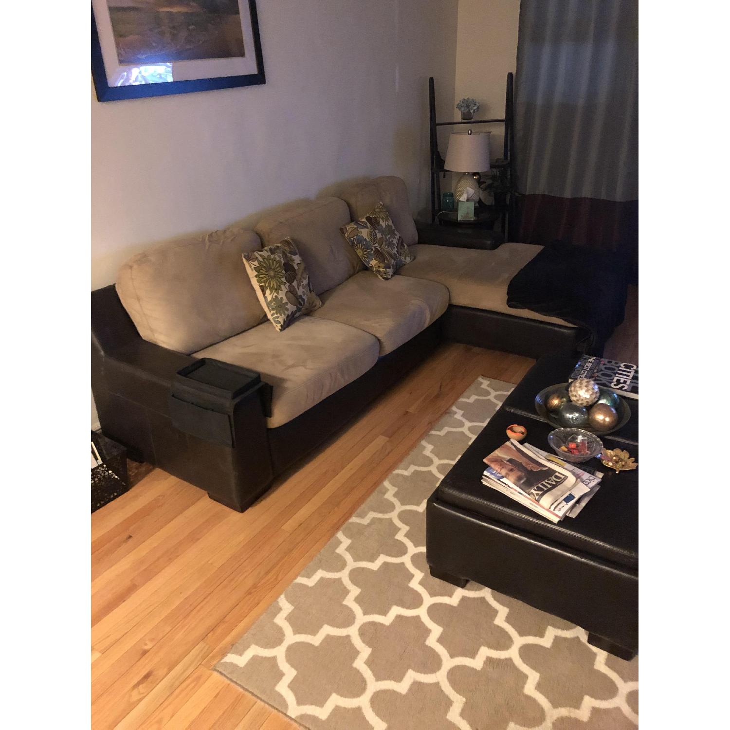 Red Barrel Studio Swinyer Two-Toned Sectional Sofa - image-3