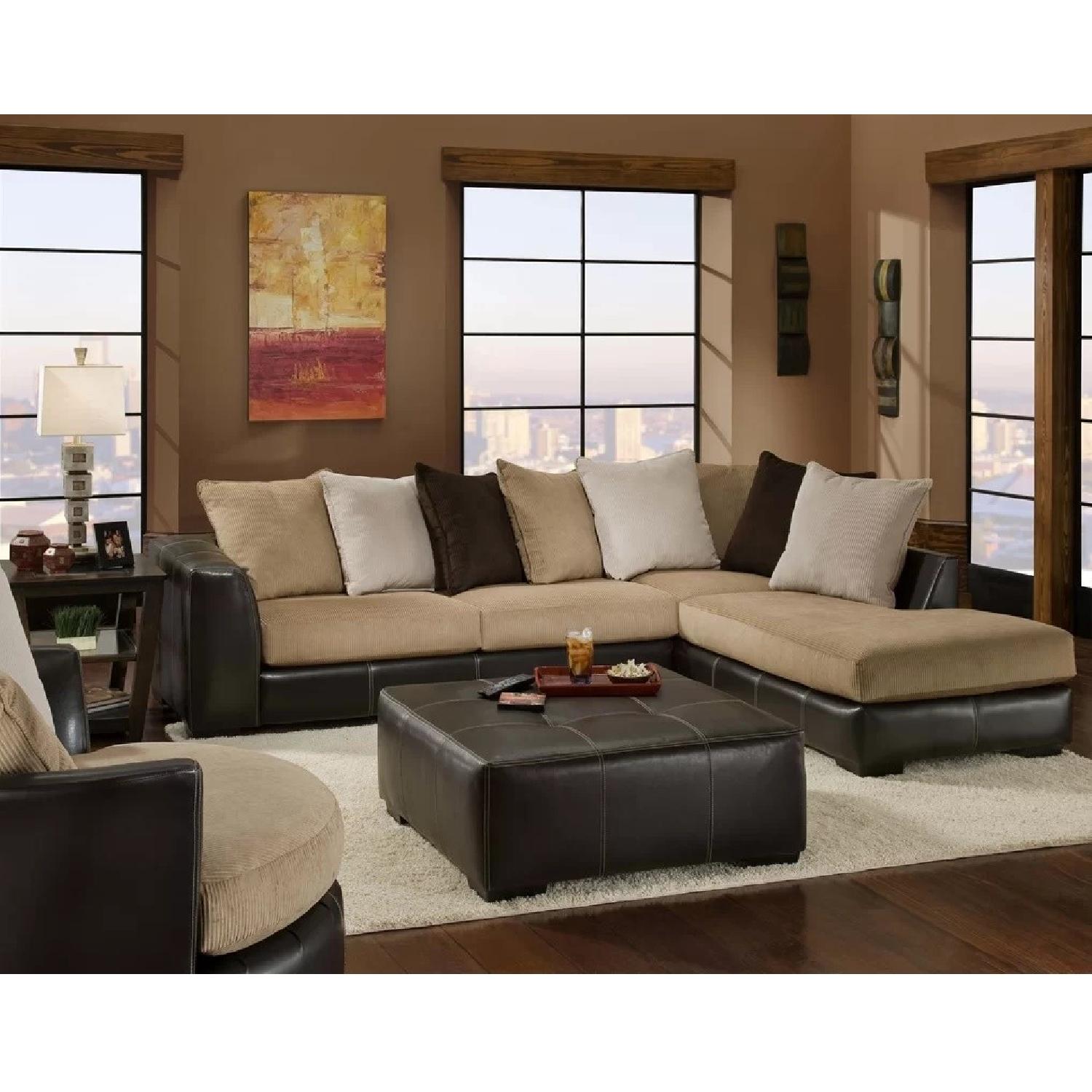 Red Barrel Studio Swinyer Two-Toned Sectional Sofa - image-4