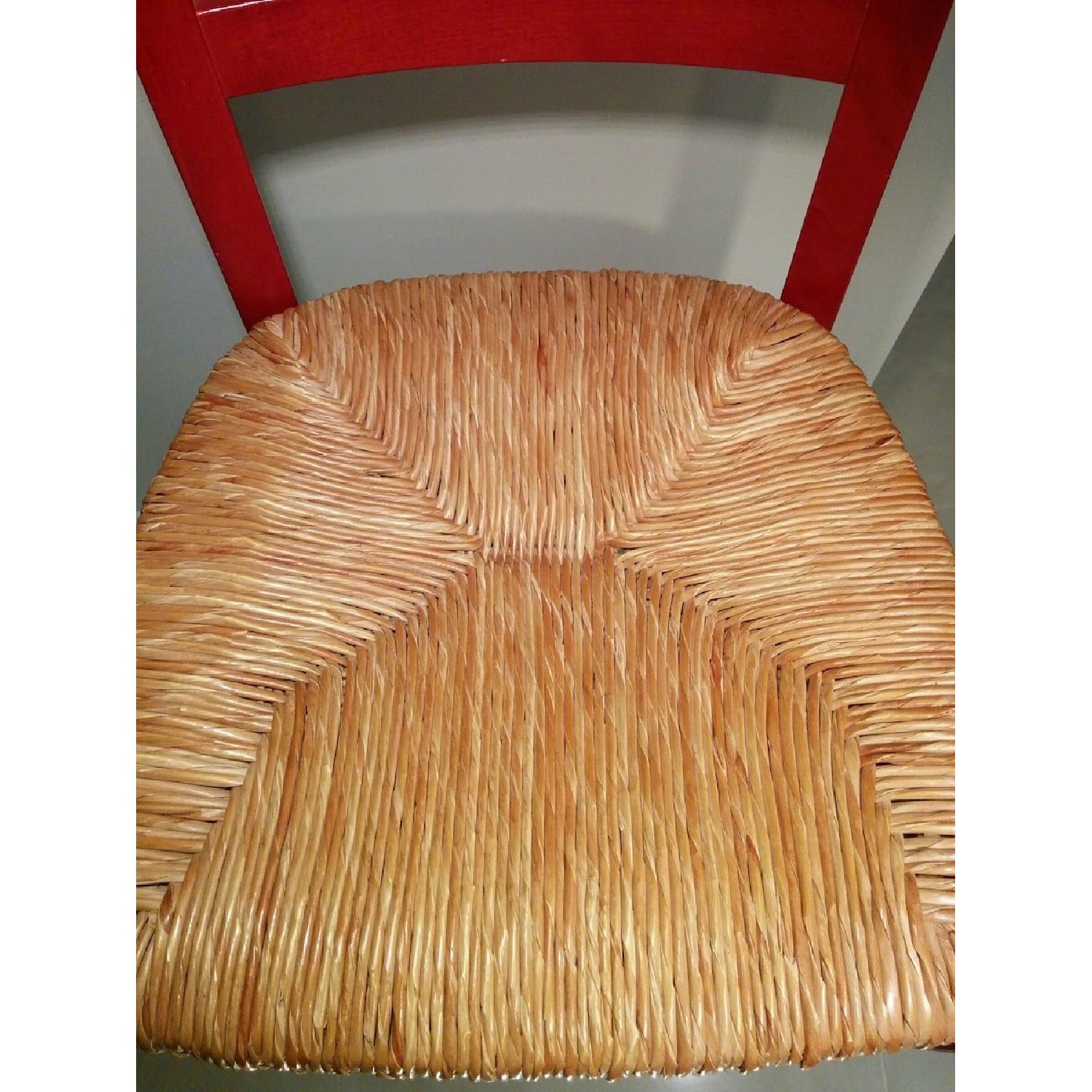 Pottery Barn Red Bar Stools - image-2