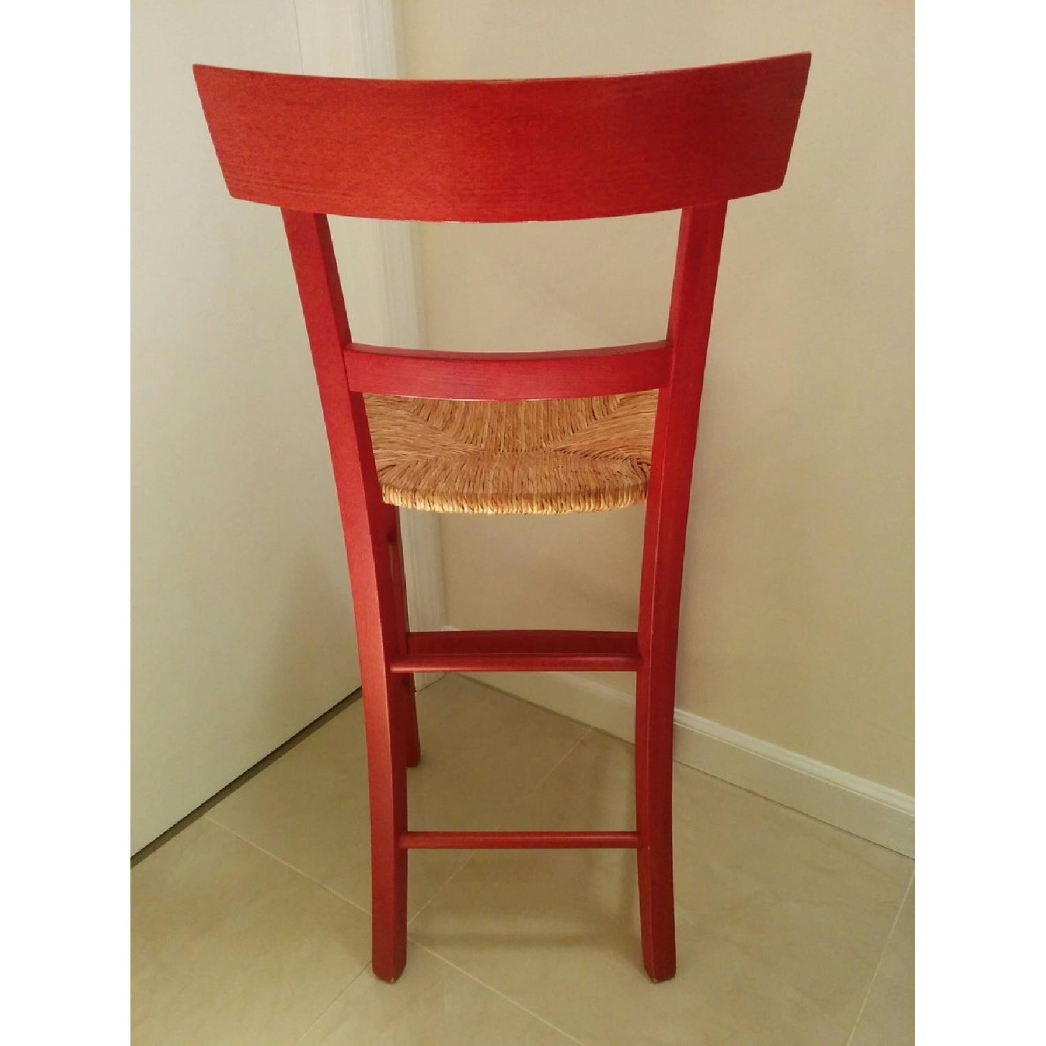 Pottery Barn Red Bar Stools - image-4