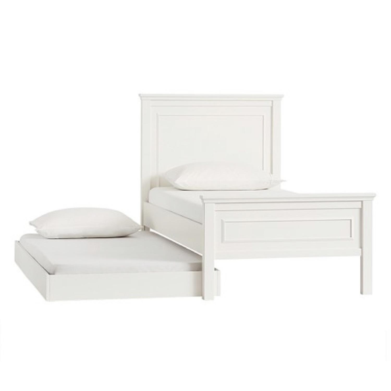 Pottery Barn Kids Fillmore Twin Bed w/ Trundle - image-3