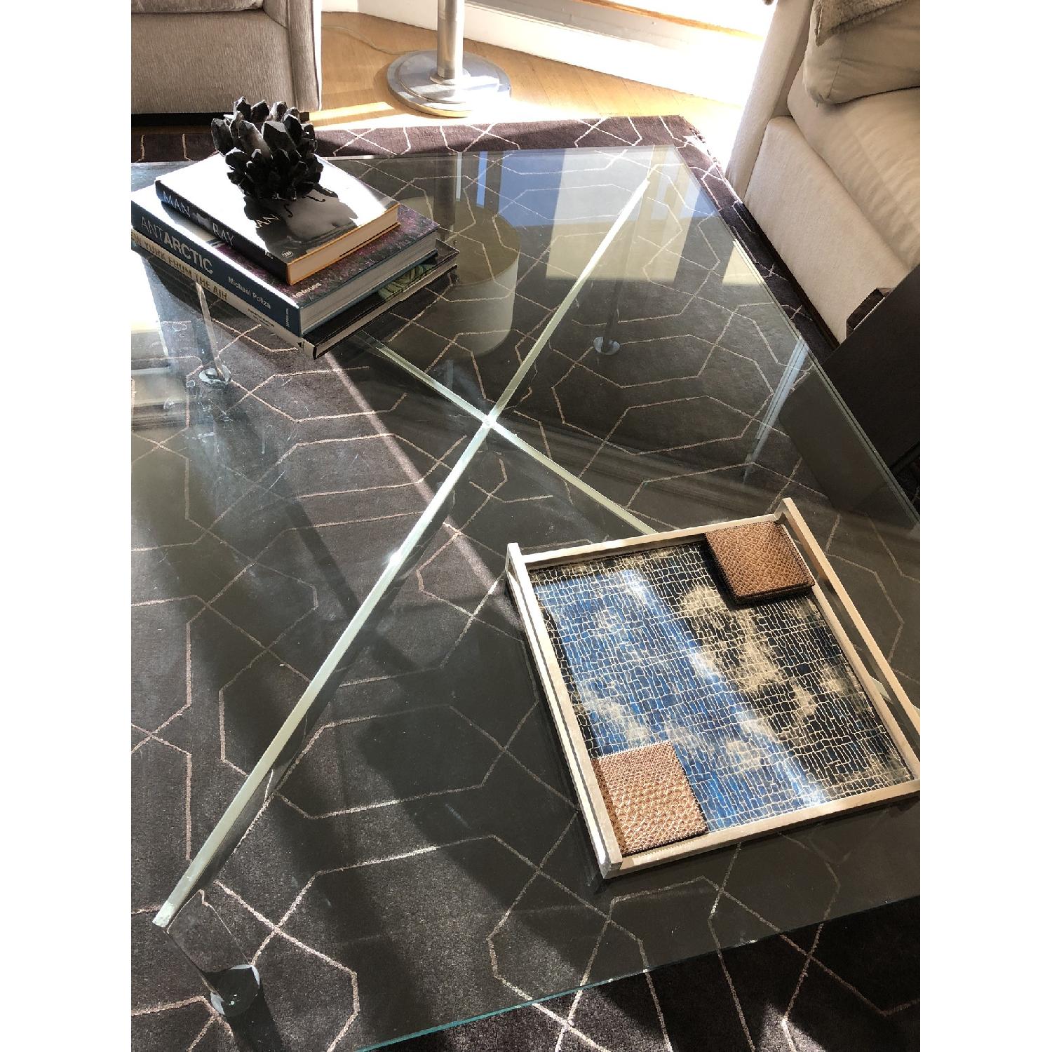 Ralph Lauren Glass Coffee Table - image-7
