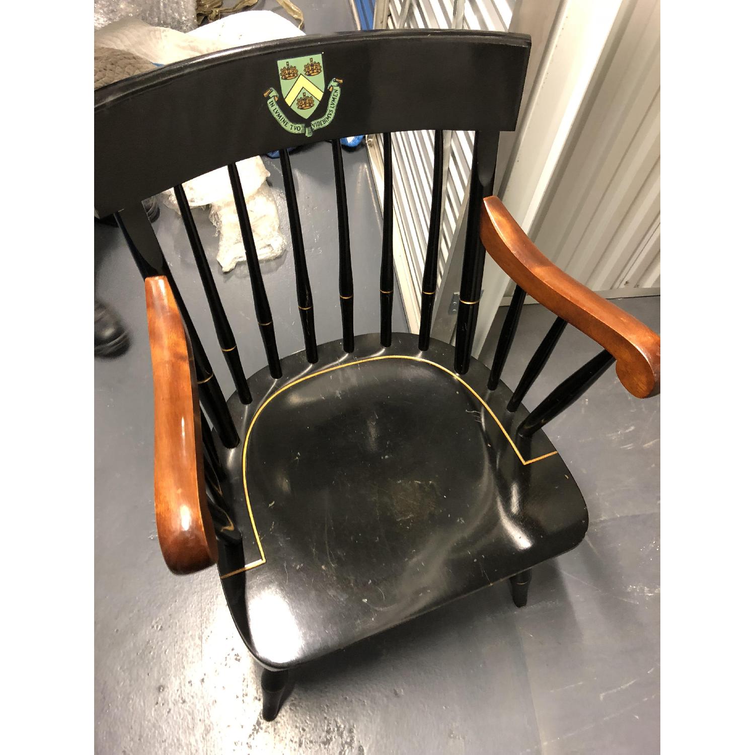 Vintage Columbia University Wood Chair - image-1