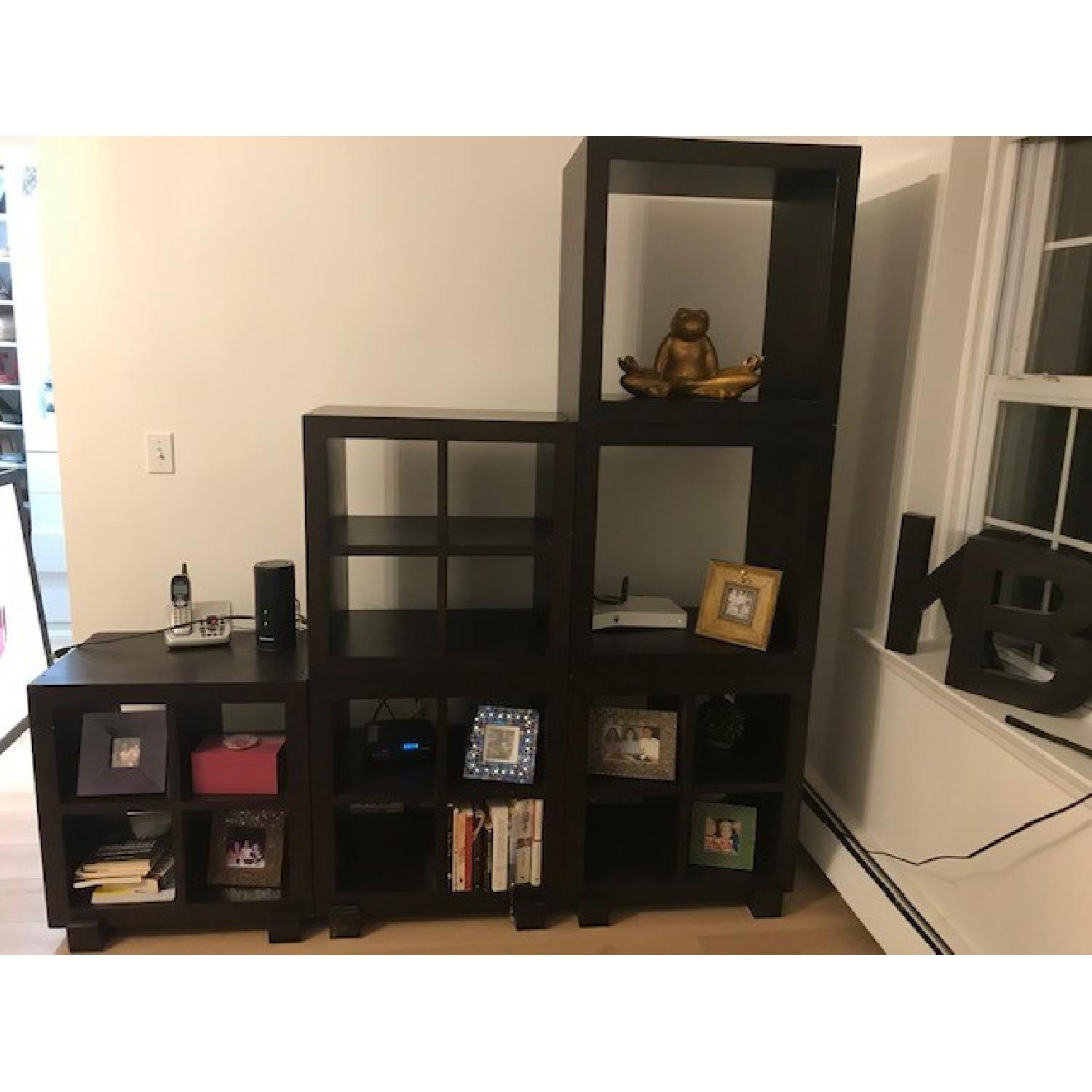 Solid Wood Cubby Storage - image-1