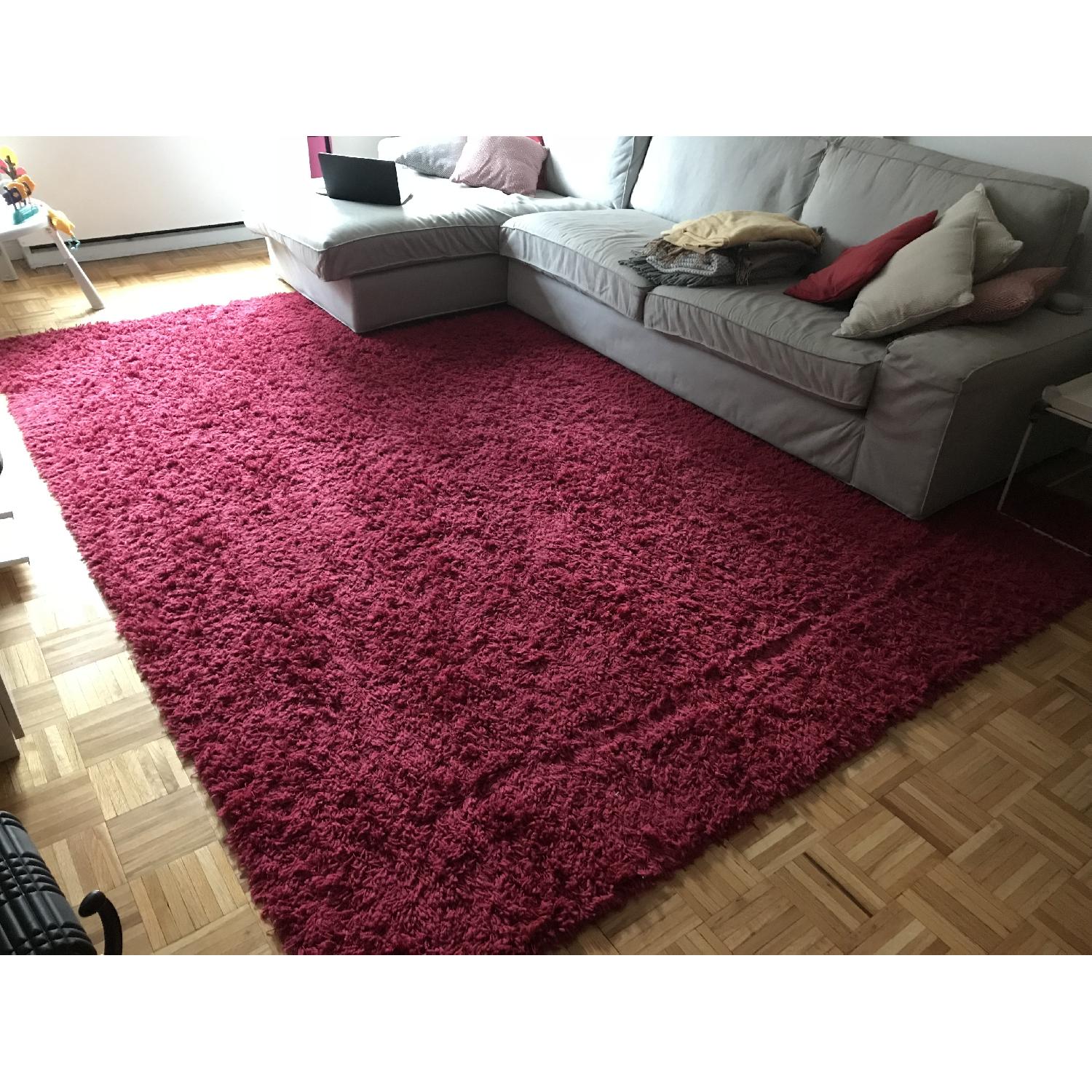 Urban Outfitters Red Area Rug - image-1