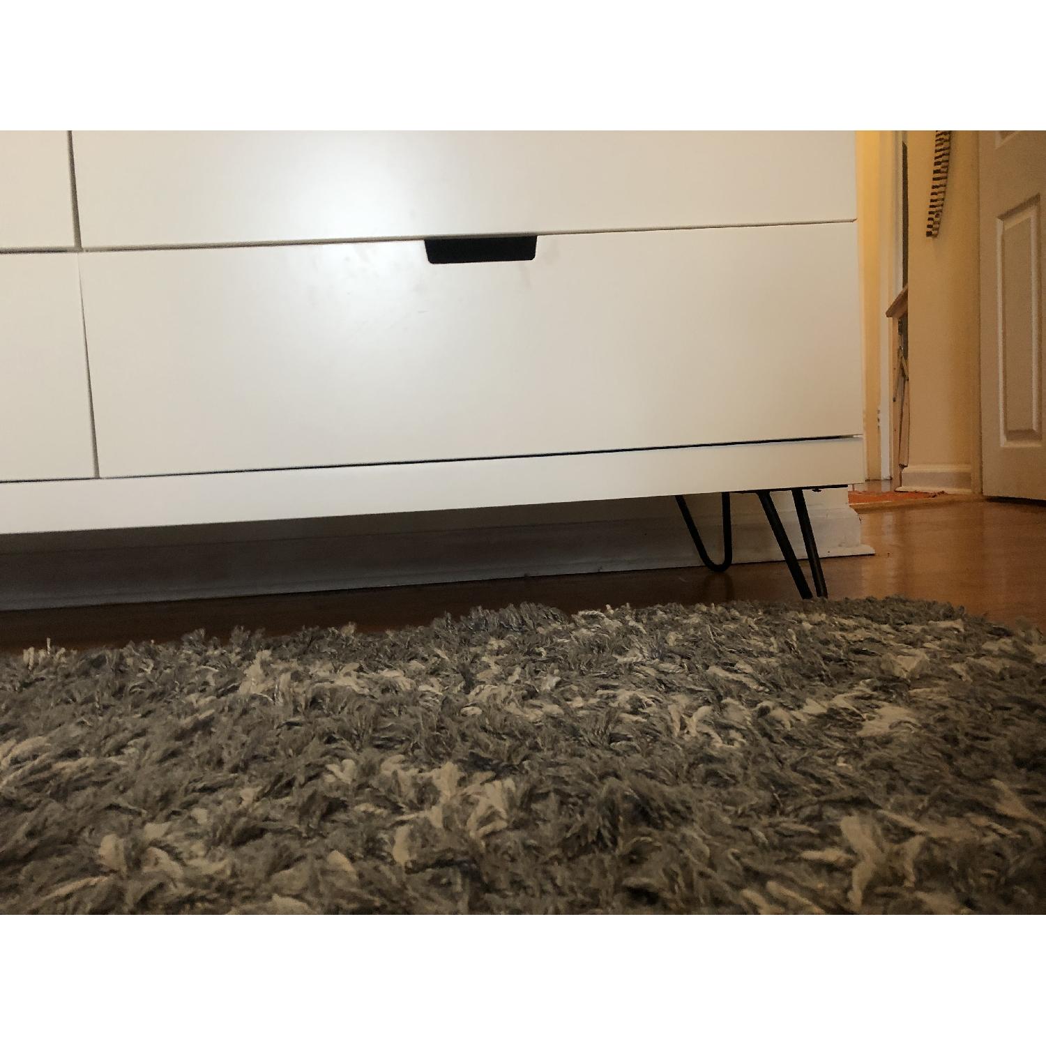 Ikea Nordli 12 Drawer Dresser w/ Mid Century Haipin Legs AptDeco