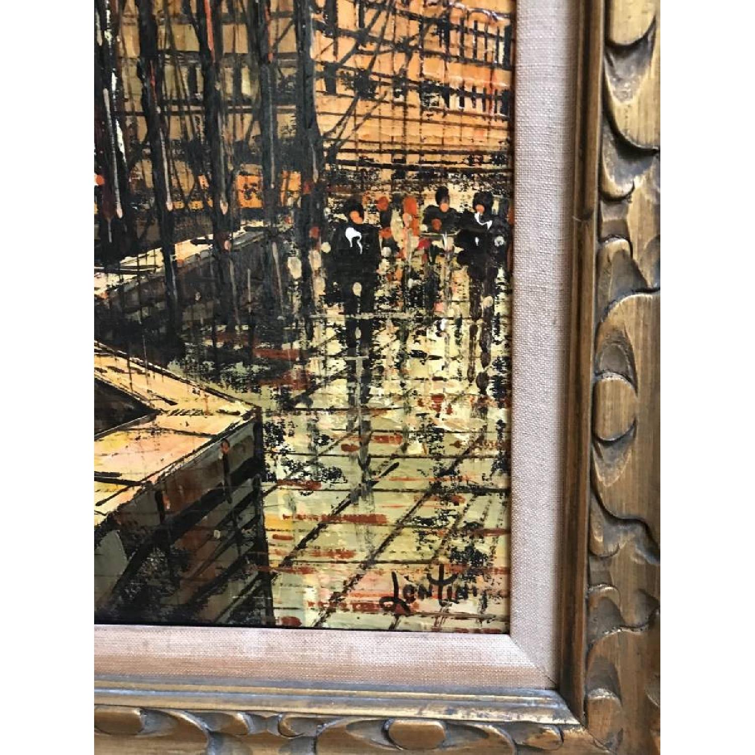 Signed Lentini Oil Painting - image-3