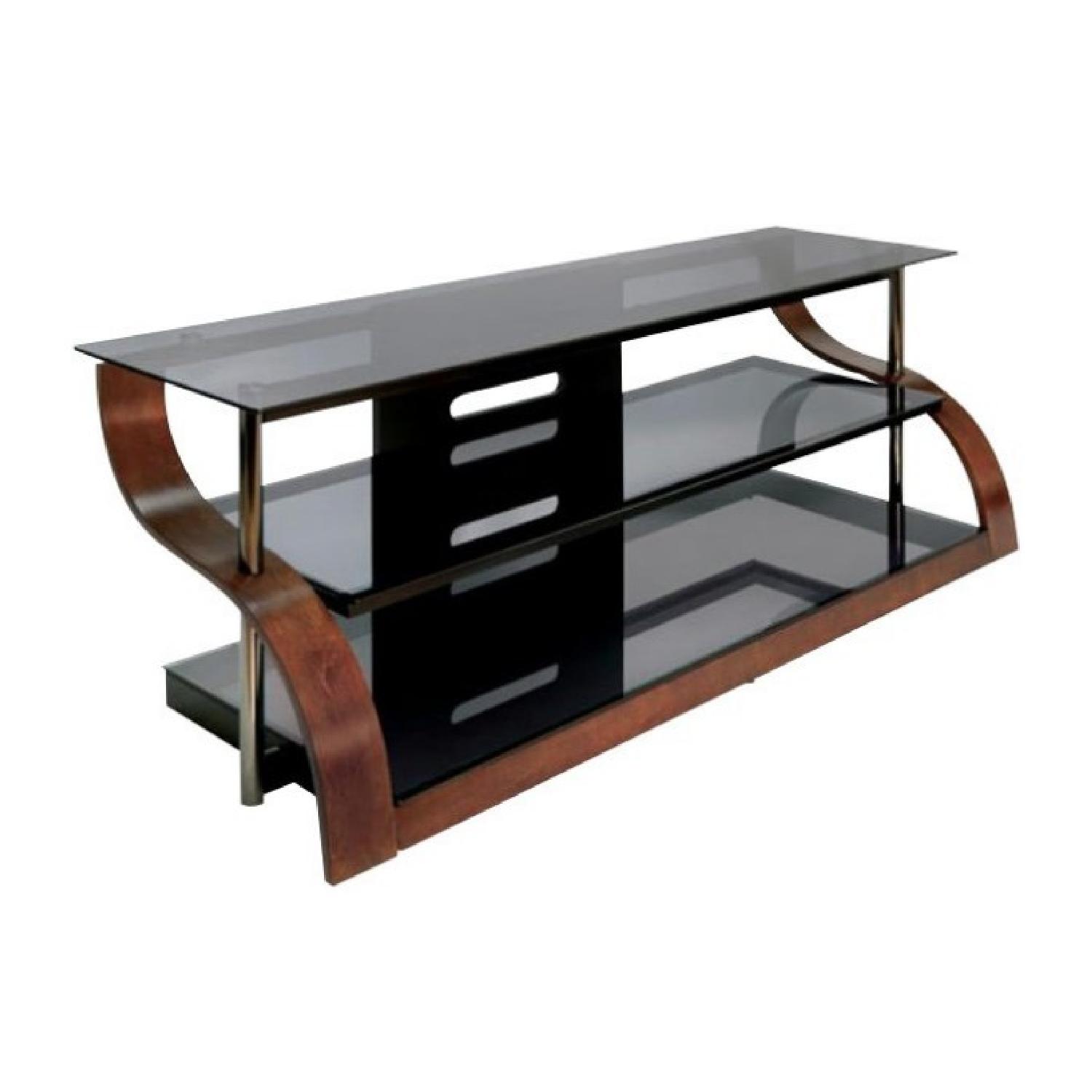 Bell'O Glass & Espresso TV Stand - image-1