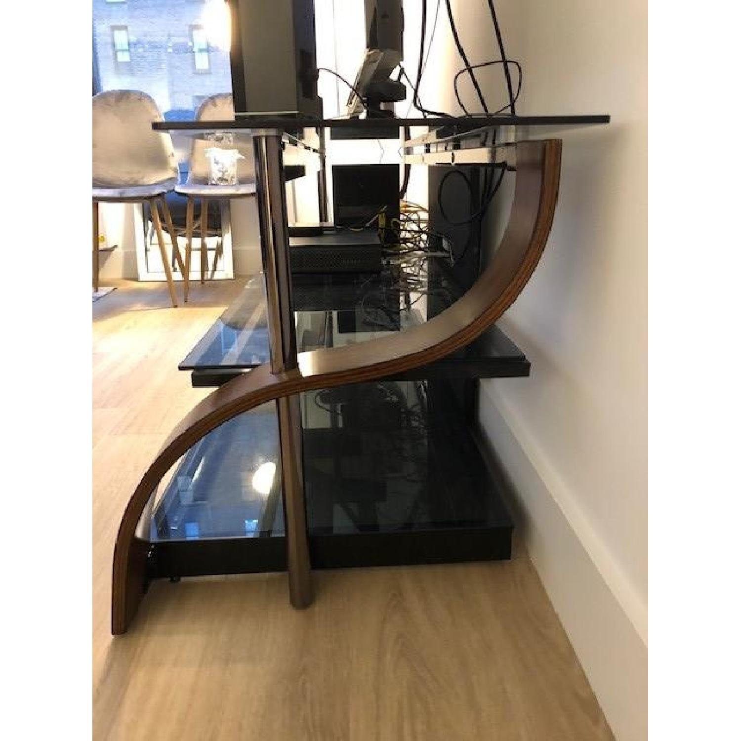 Bell'O Glass & Espresso TV Stand - image-2