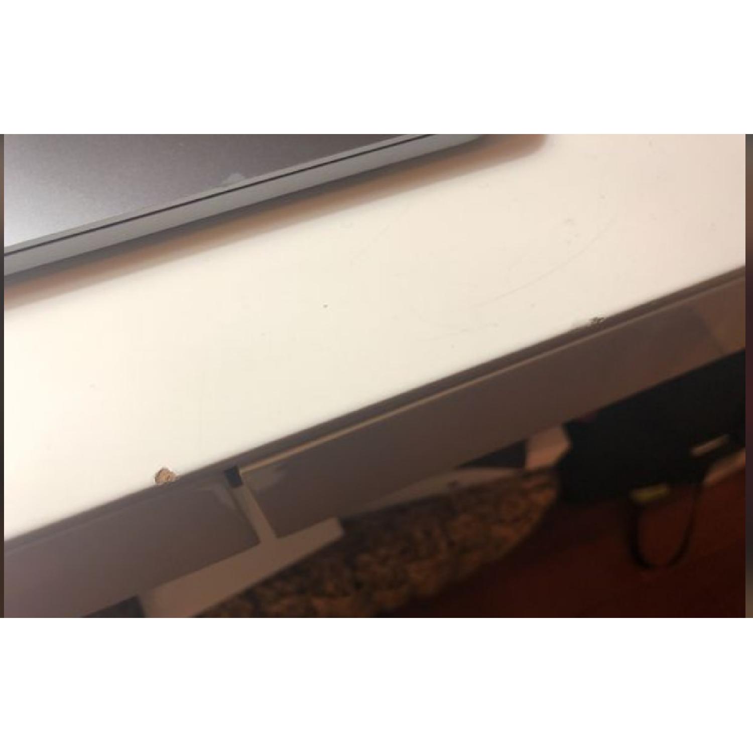 West Elm Parsons White Console - image-5