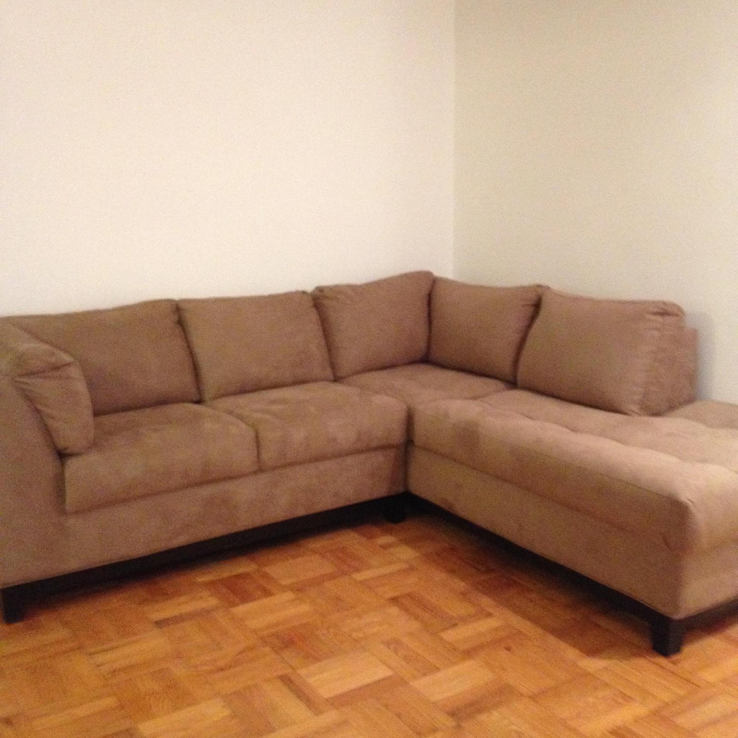 Raymour & Flanigan Wesley 2Piece Sectional Sofa AptDeco