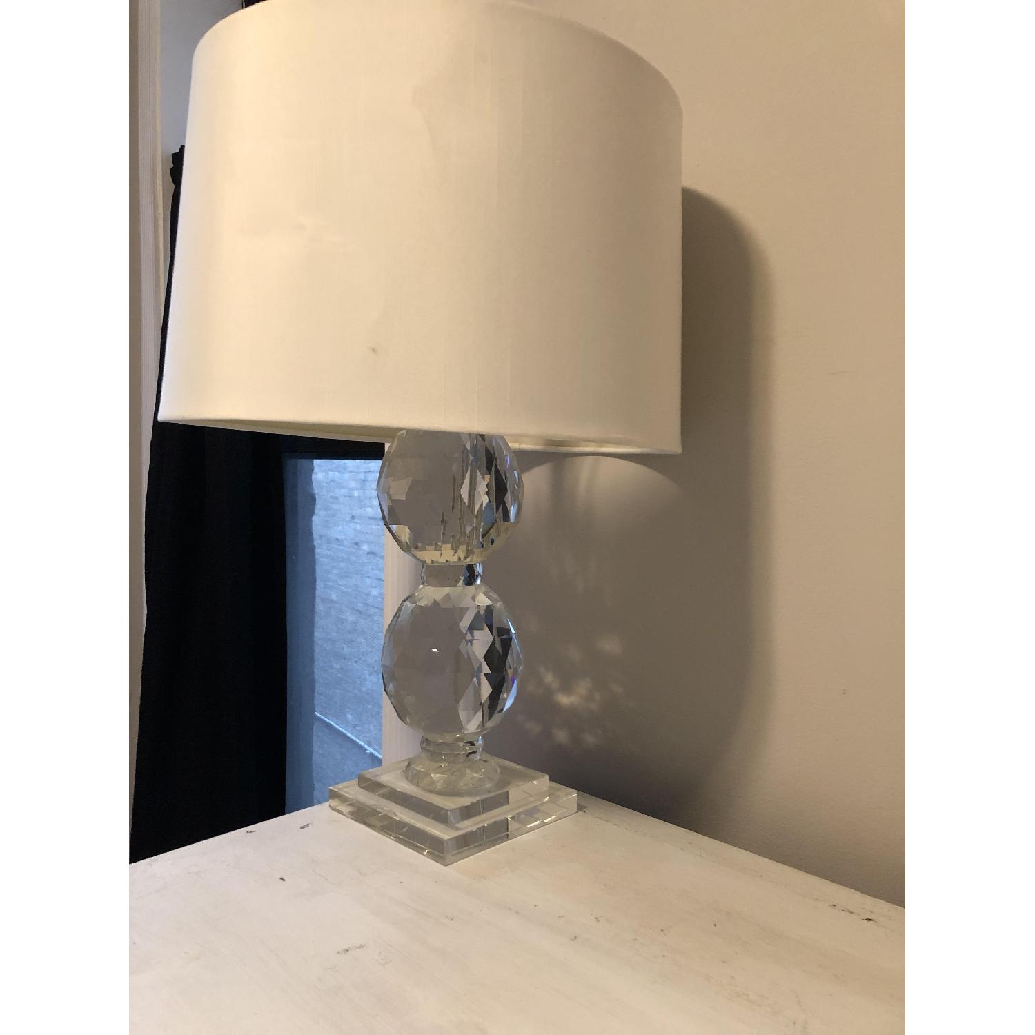 Vintage Crystal Table Lamp - image-1