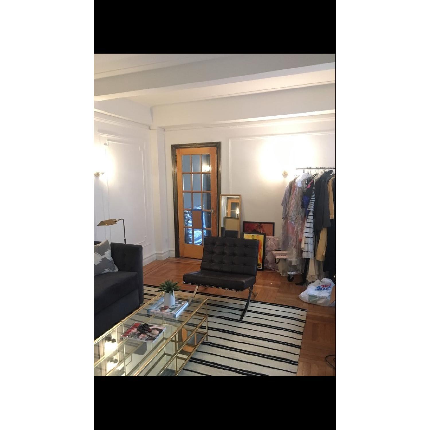 Alphaville Design Brown Leather Barcelona Chair - image-3