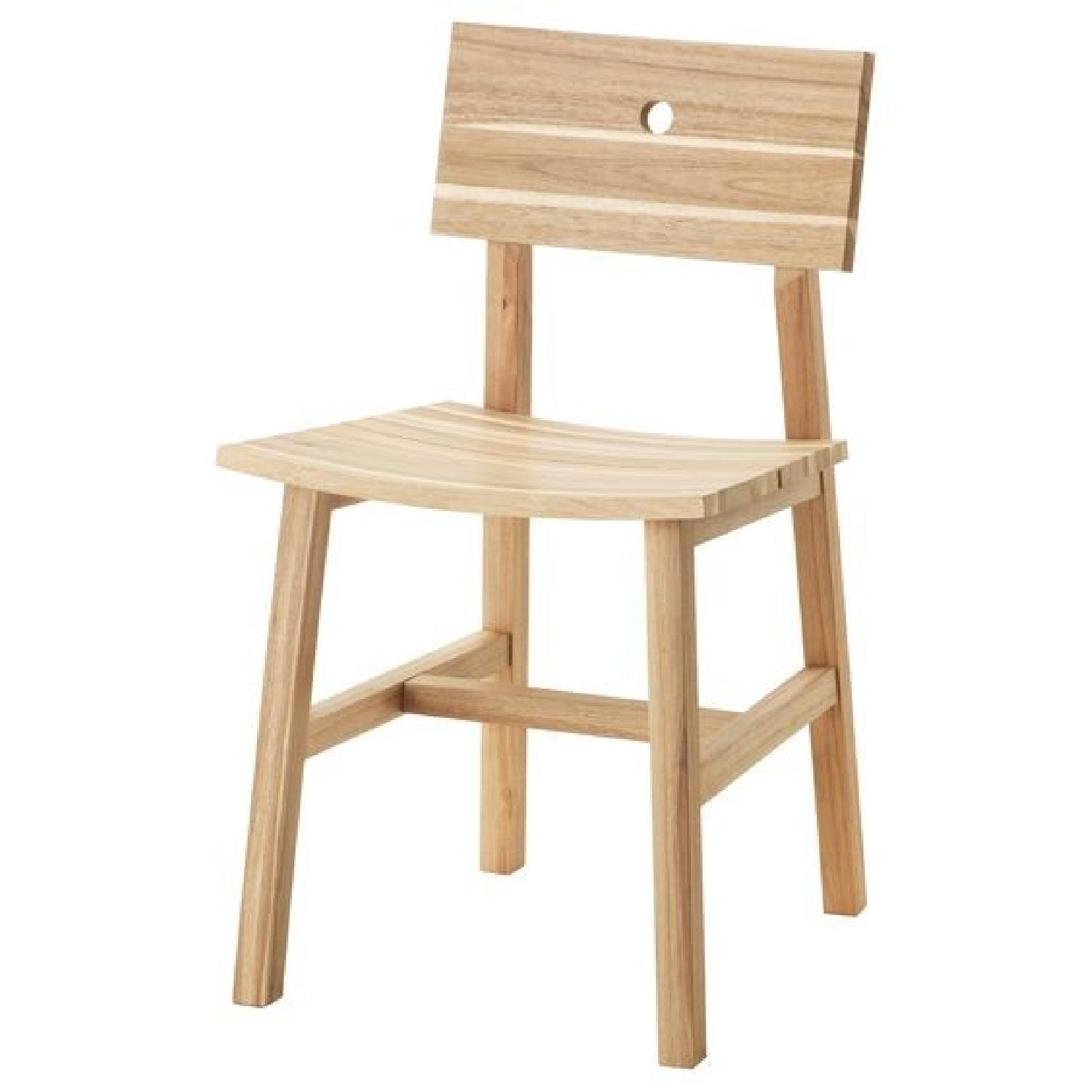 Ikea Skogsta Solid Dining Chairs AptDeco
