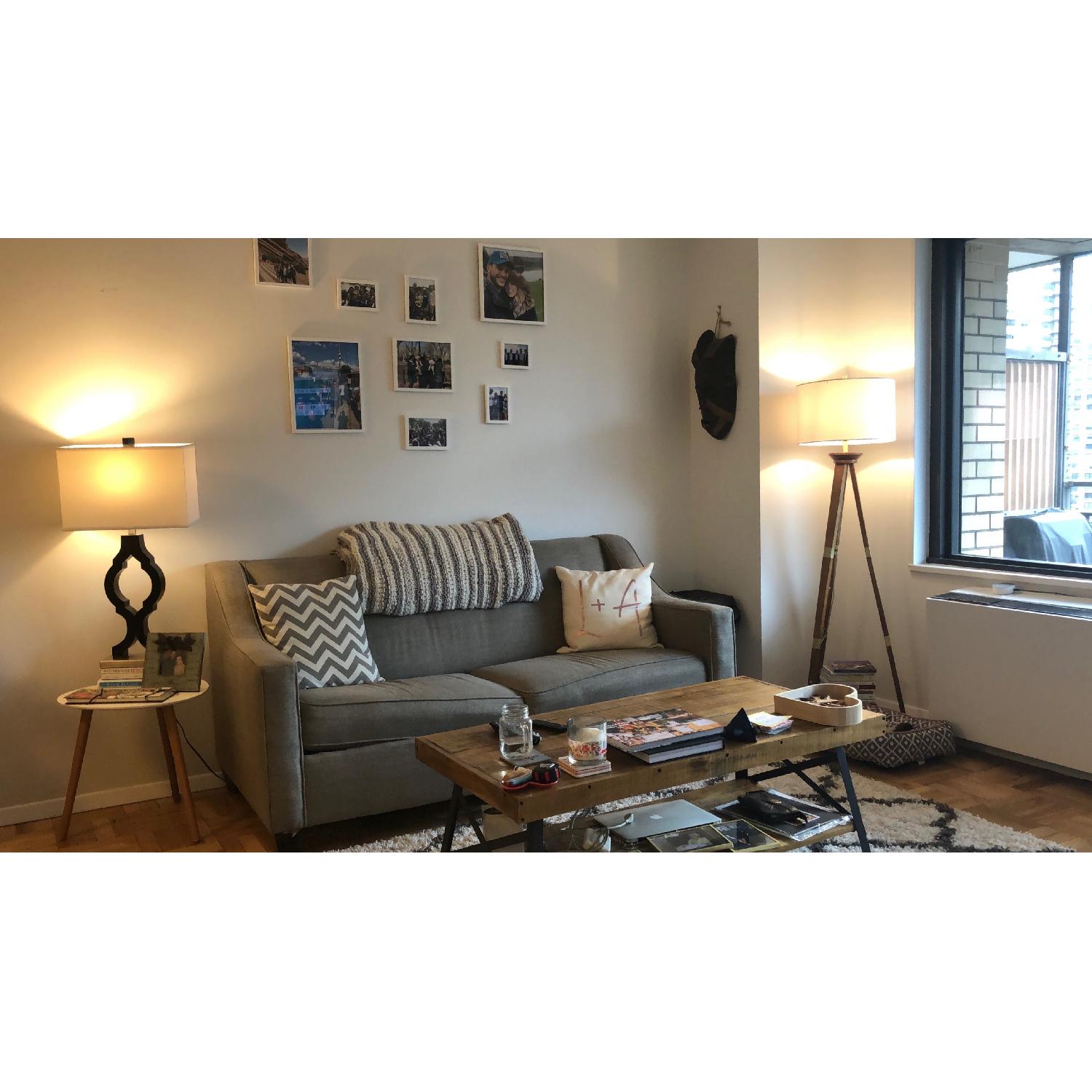 Bob's Custom Gray Sleeper Sofa - image-3