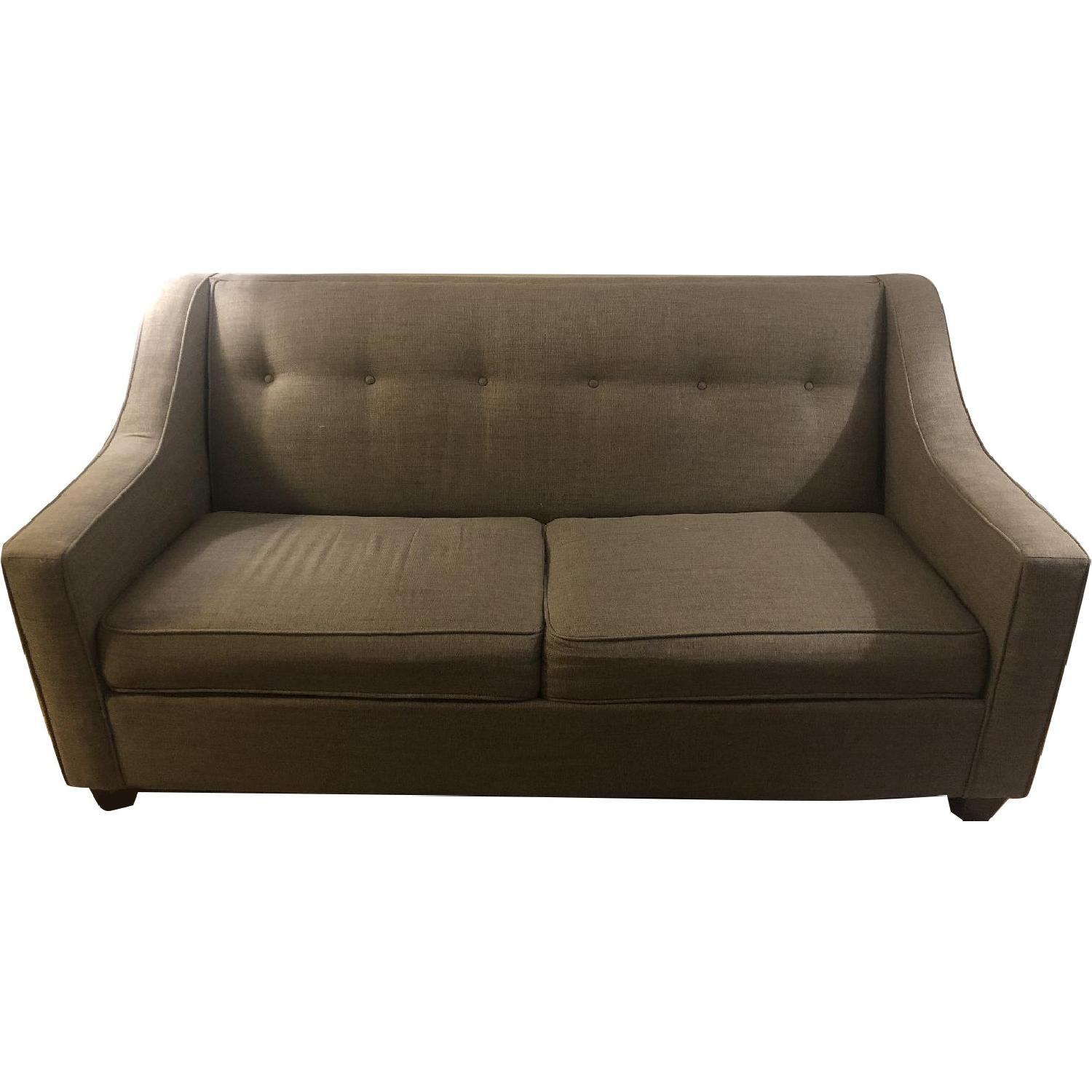 Bob's Custom Gray Sleeper Sofa AptDeco